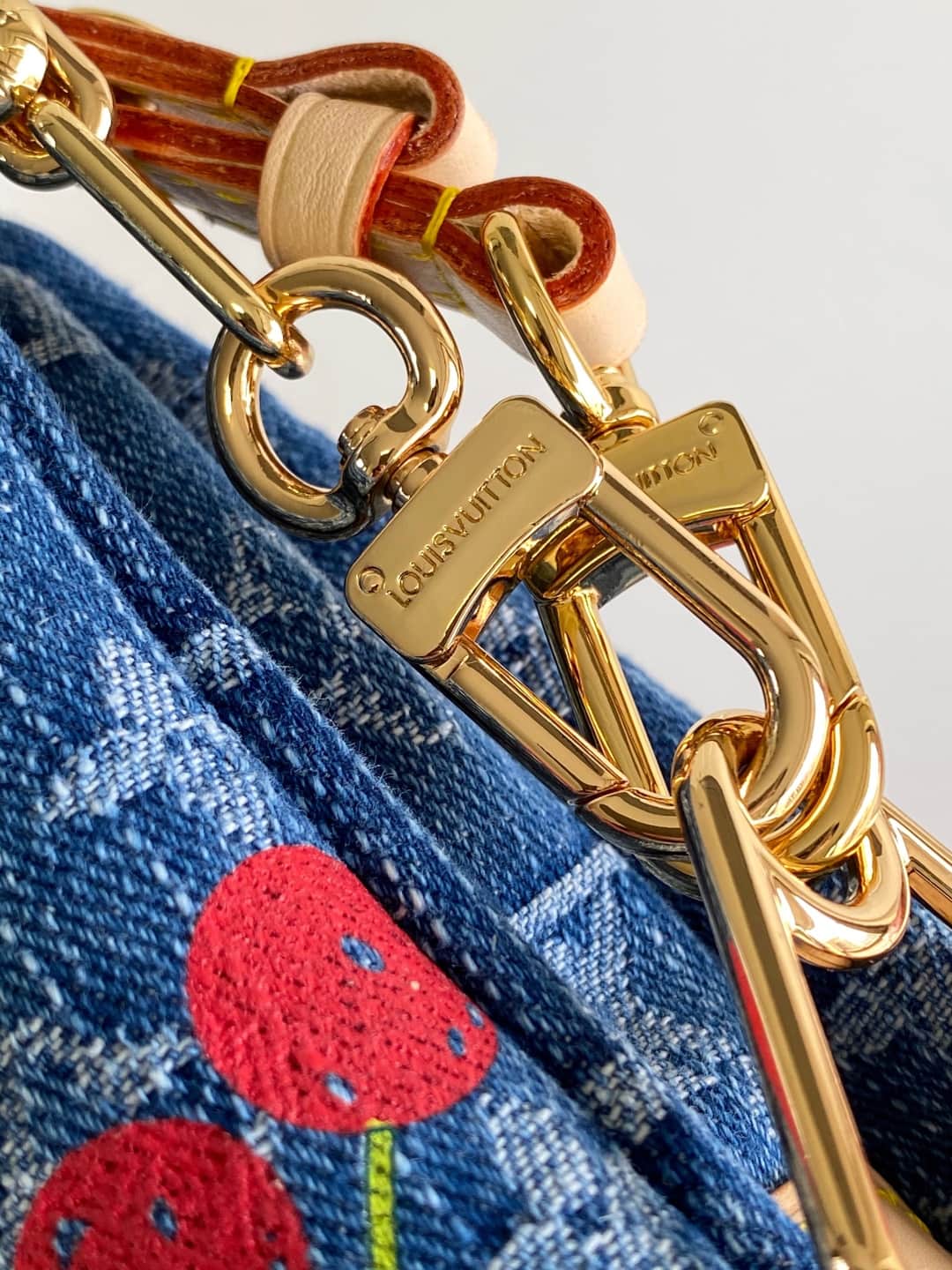 Louis Vuitton x Takashi Murakami Coussin PM Blue Denim Monogram Canvas M14978 High