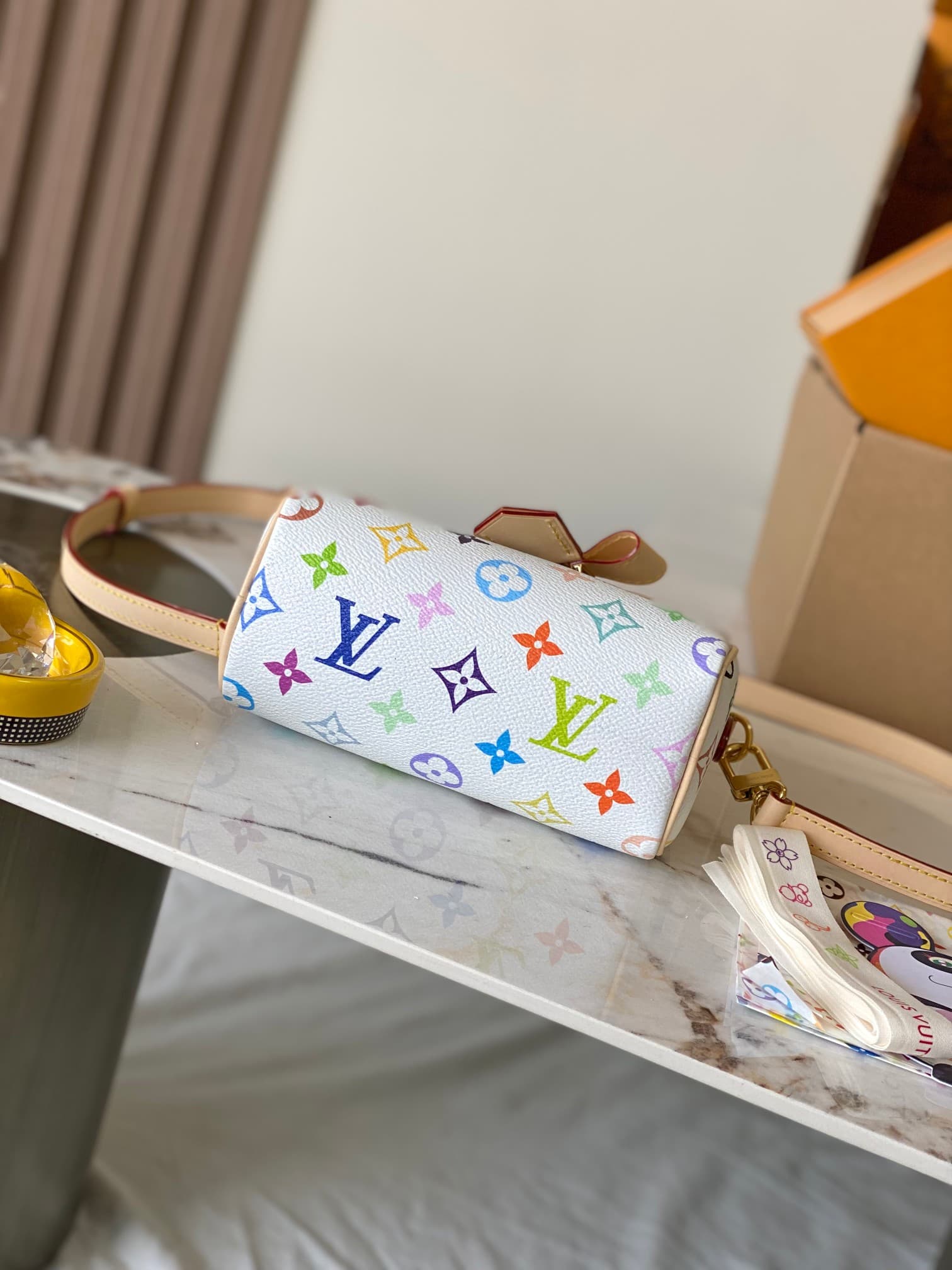 Louis Vuitton x Murakami NANO SPEEDY Monogram coated canvas M13 Top