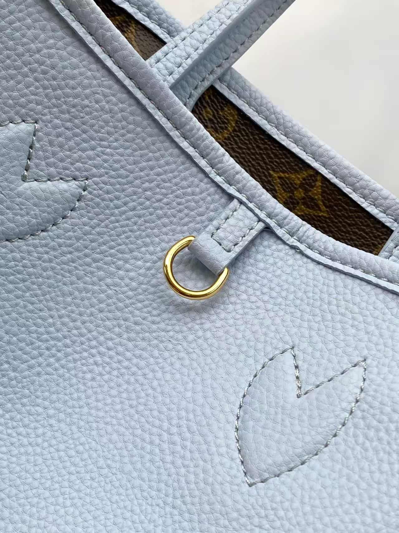 Louis Vuitton Neverfull Bandoulière Inside Out BB Monogram Sky Blue M28336 High