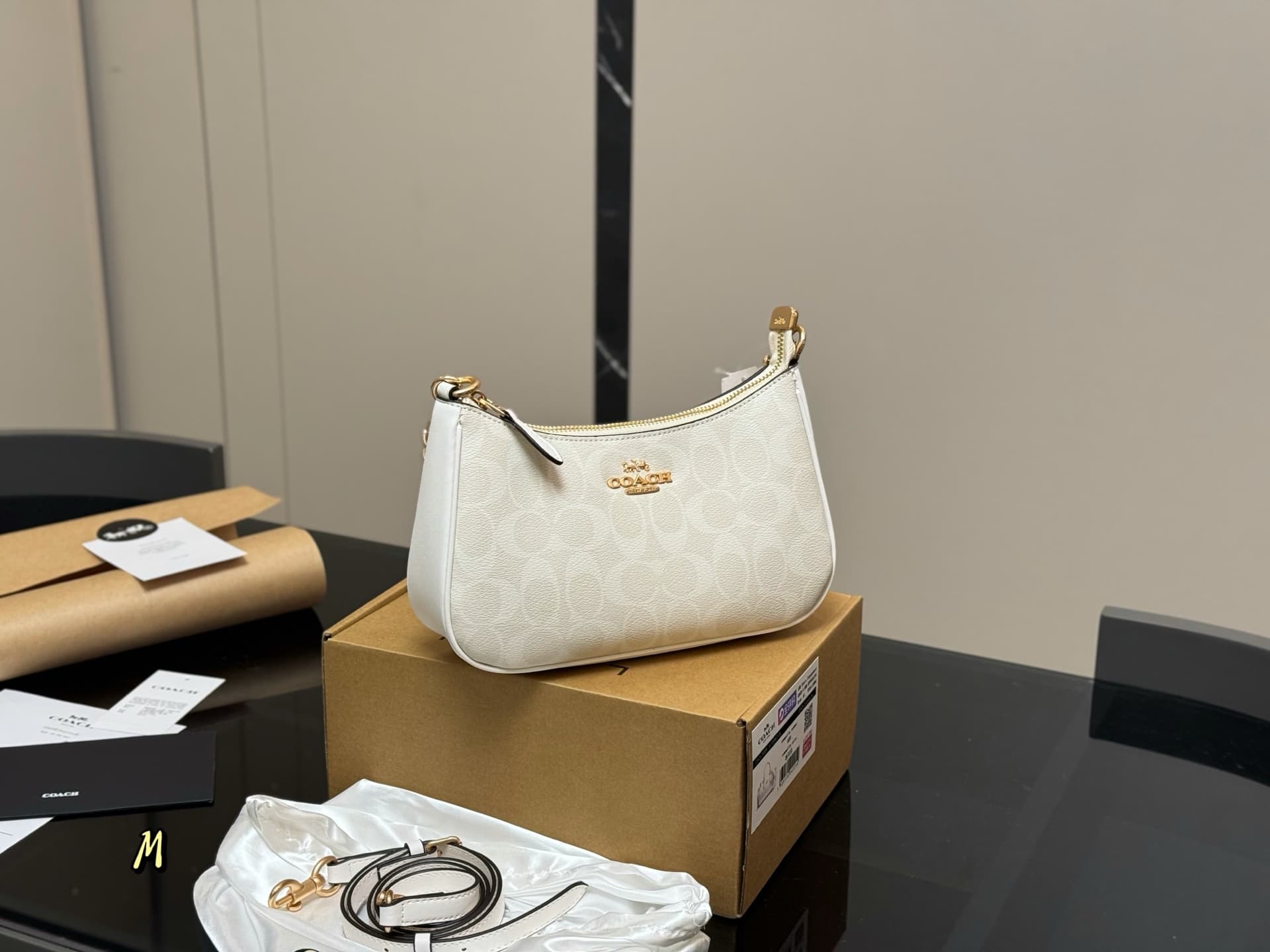 Coach Teri Shoulder Bag In Signature Canvas