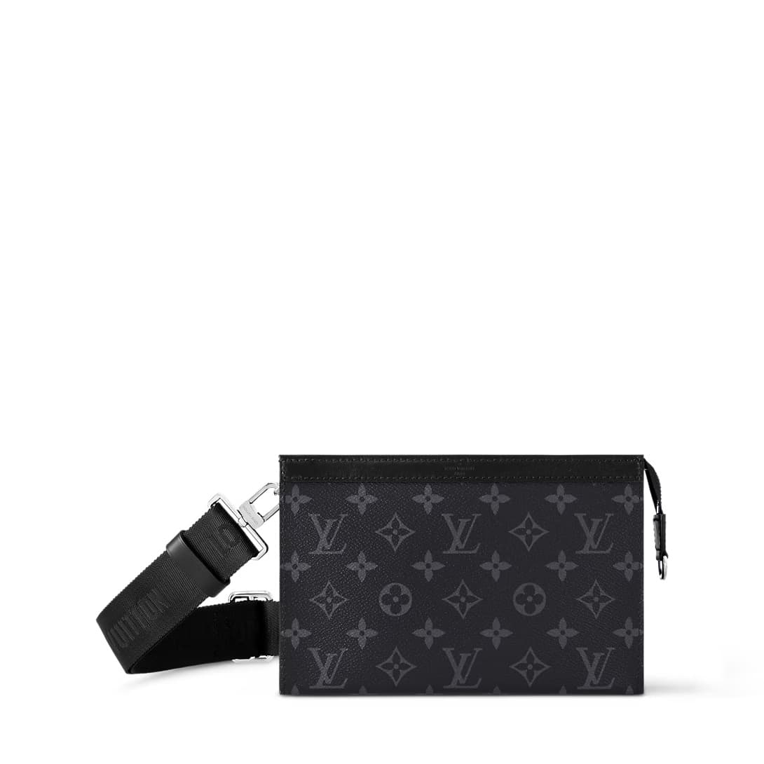 Louis Vuitton Gaston Wearable Wallet Monogram Eclipse Reverse coated canvas M81124 TOP