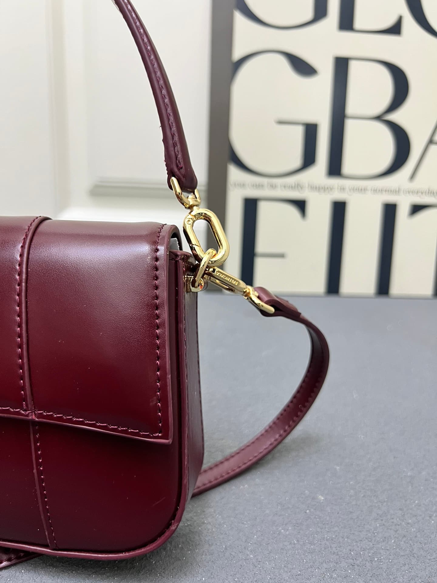 Balenciaga Hourglass sling bag Claret High