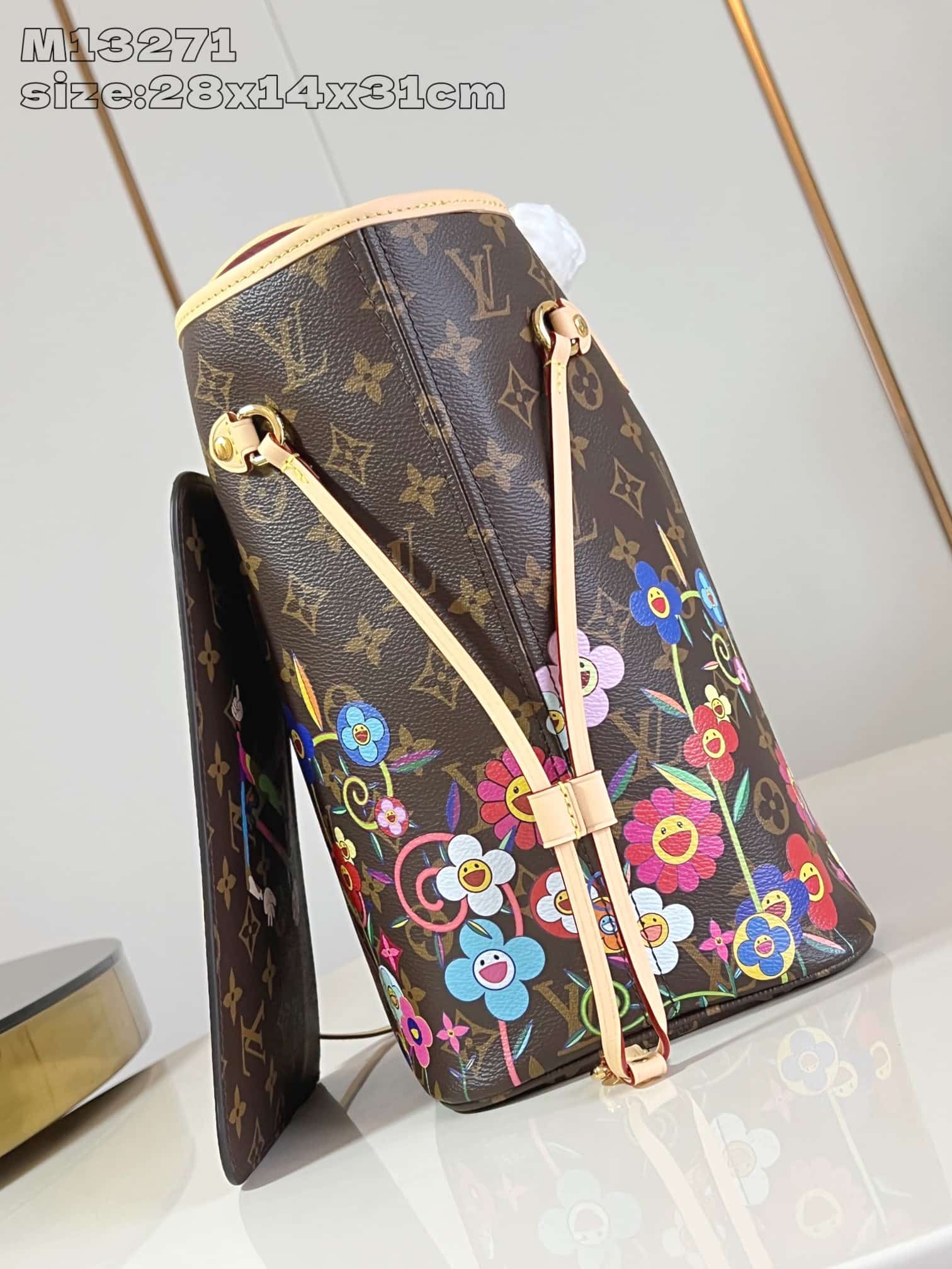 Louis Vuitton x Murakami Neverfull MM Monogram coated canvas M13271 High