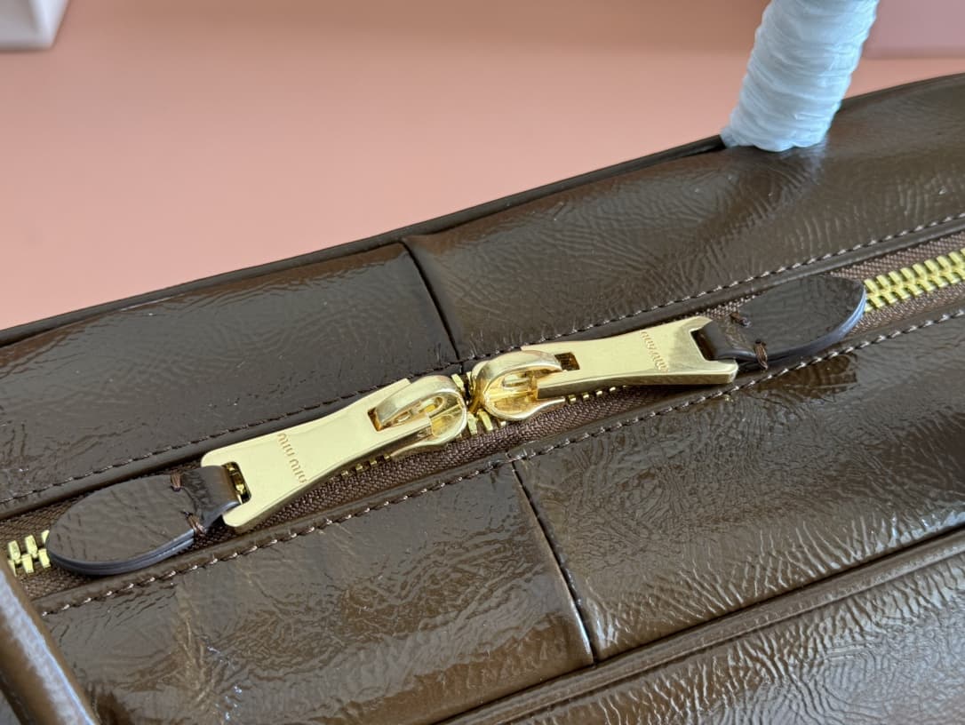 Miu Miu Beau Leather Top Handle Bag High