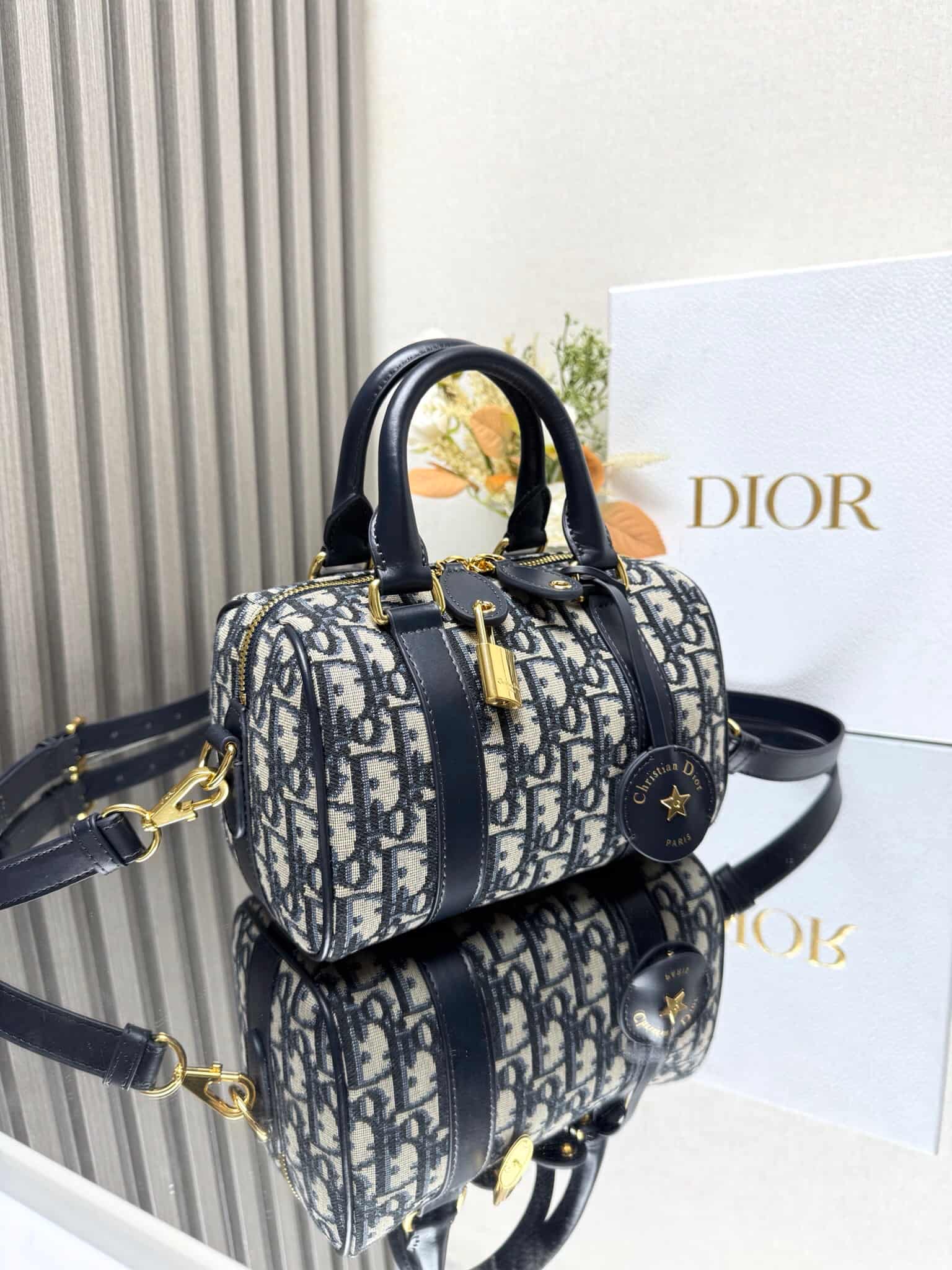 Dior Groove 20 Bag Black Oblique Jacquard High