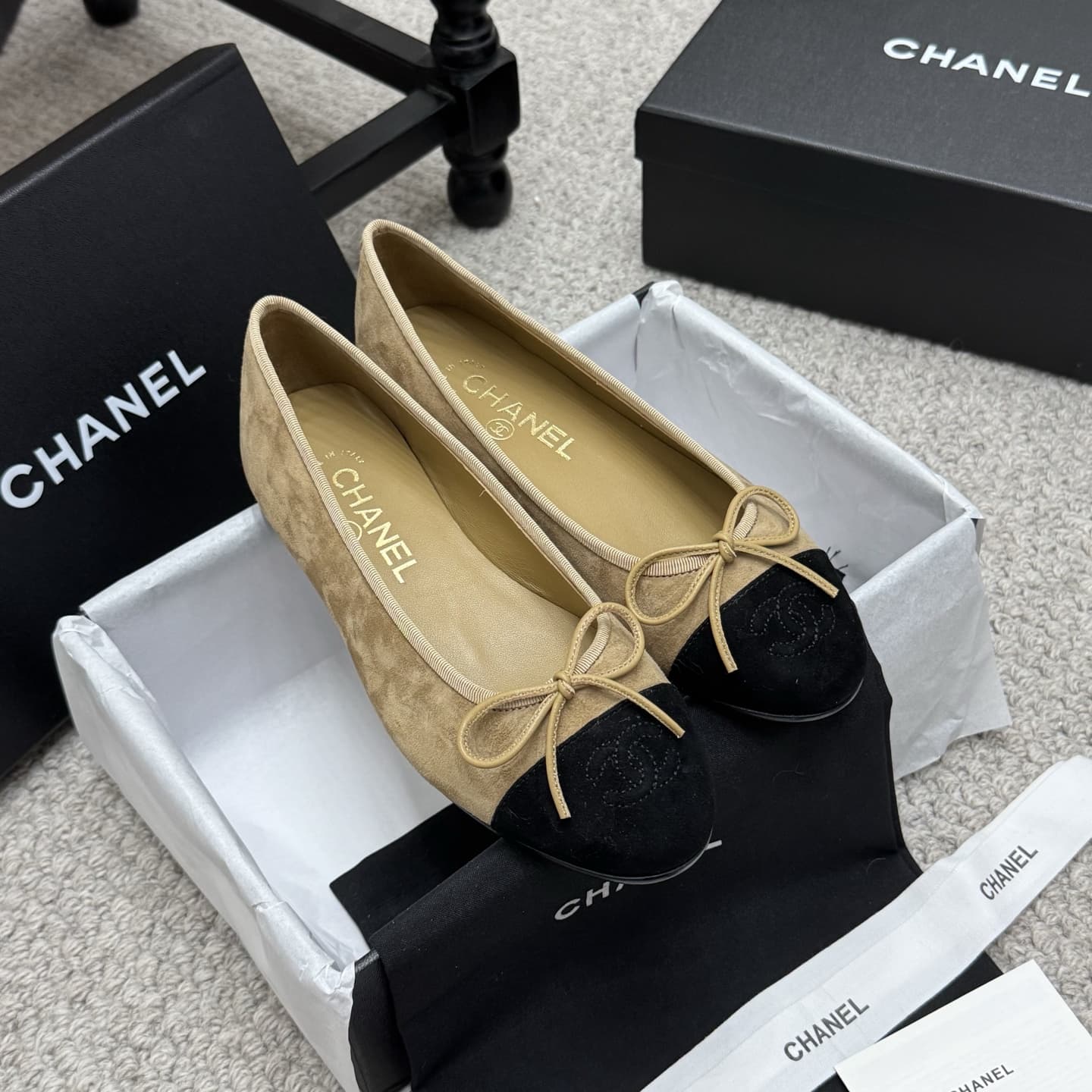 Chanel Ballet Flats Shoes Women