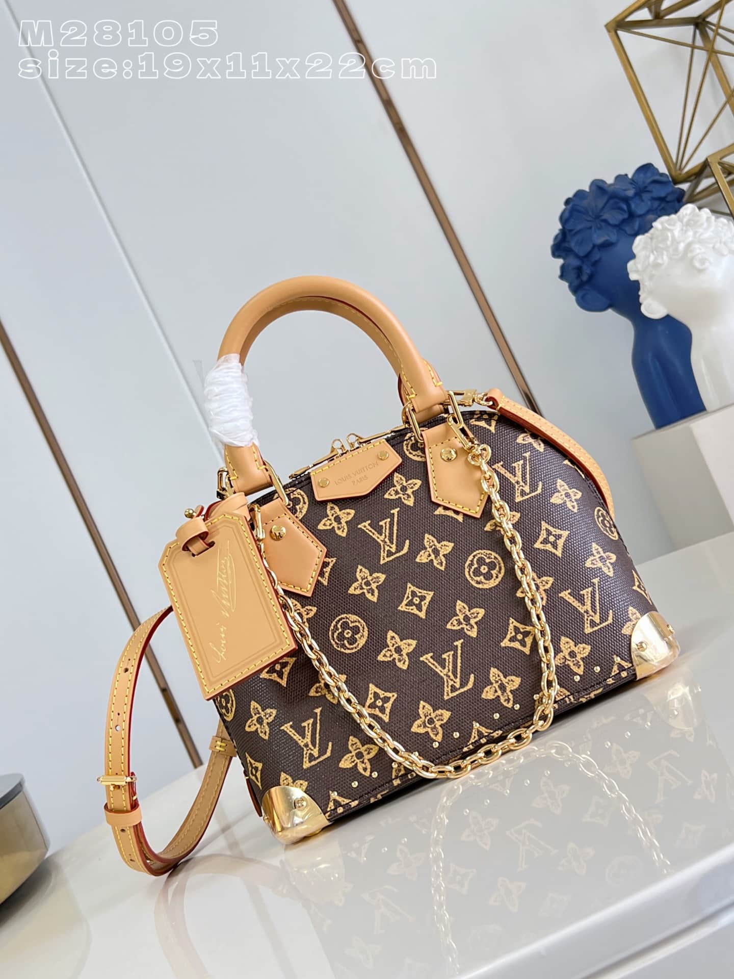 Louis Vuitton Alma Trunk BB handbag in Monogram Canvas M28105 High