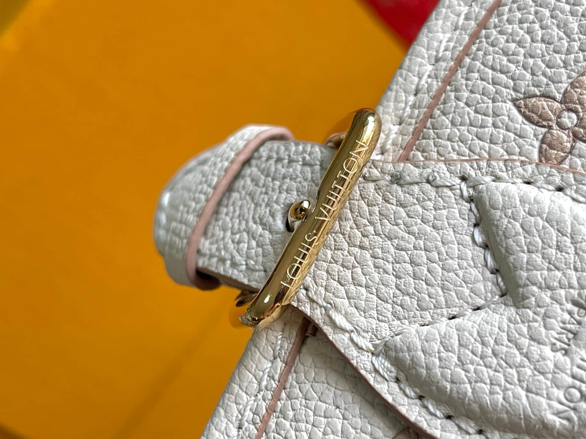 Louis Vuitton Nano Diane Embossed grained cowhide leather M13642 Bicolour Eden TOP
