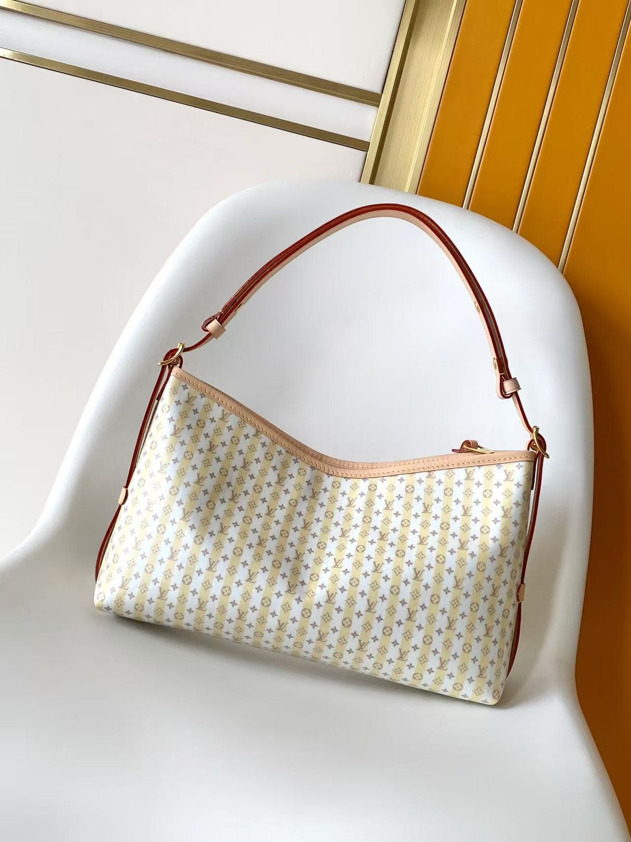 Louis Vuitton Carryall East West Banana Coated canvas M29139 High