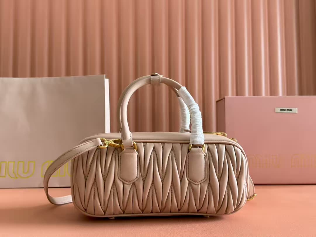 Miu Miu Arcadie matelassé nappa leather Large bag High