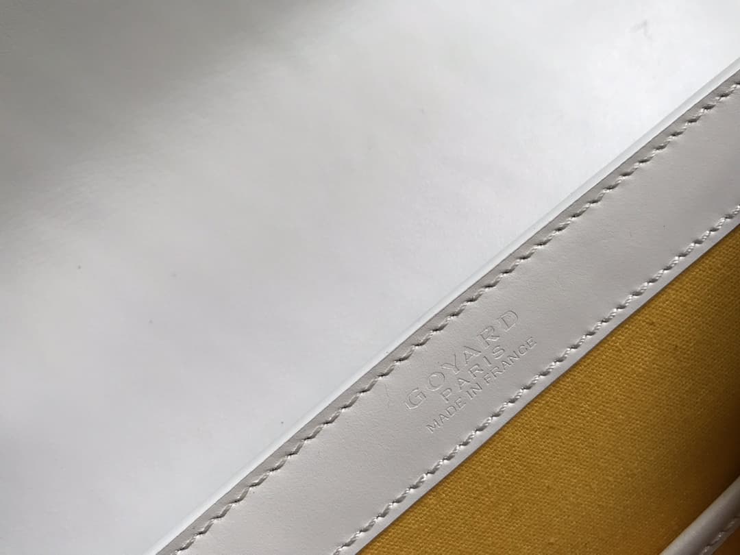 Saïgon PM Bag Goyardine Canvas & Clamecy Cowhide White High
