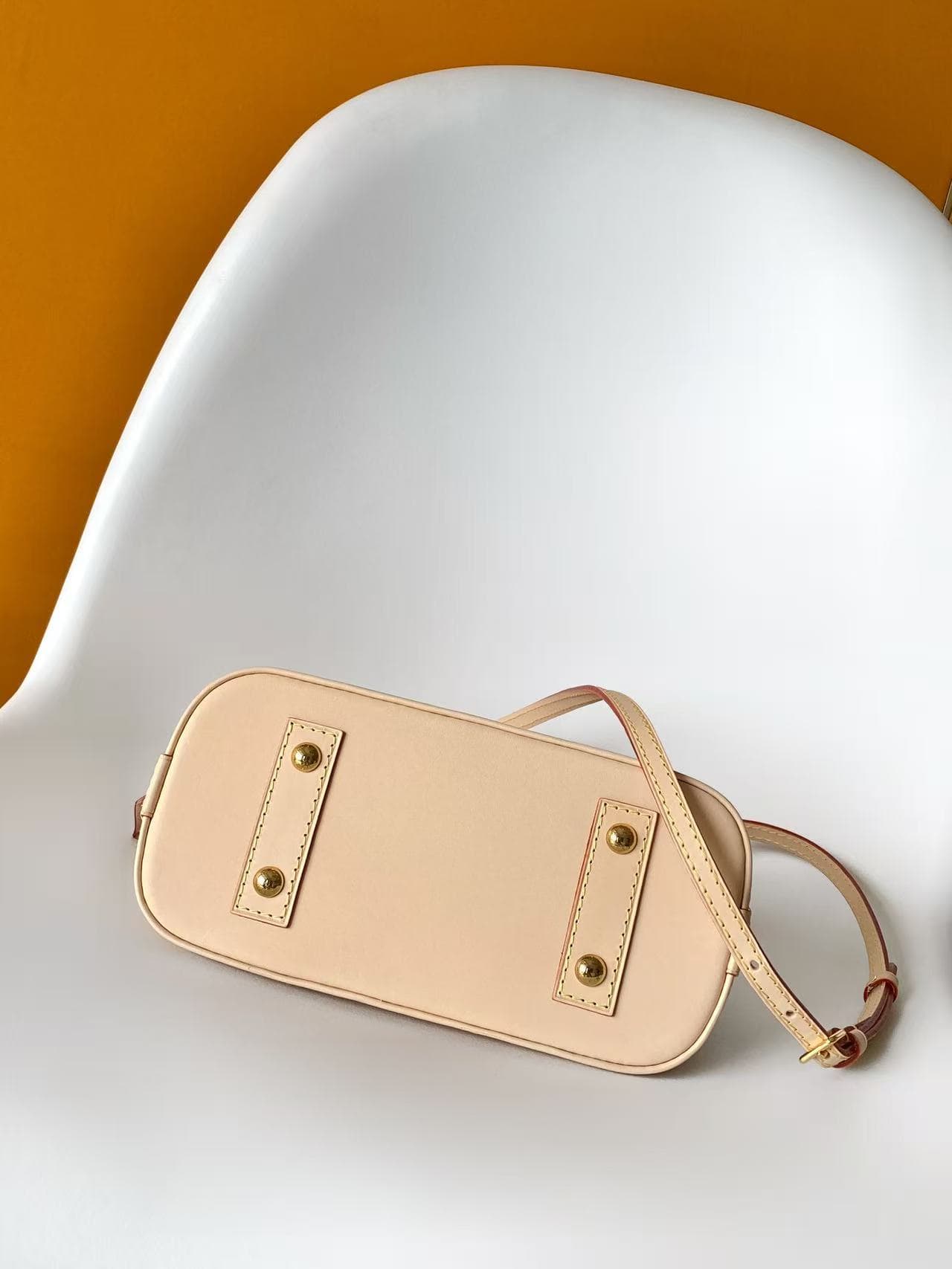 Louis Vuitton Alma BB Banana Coated canvas M28672 High