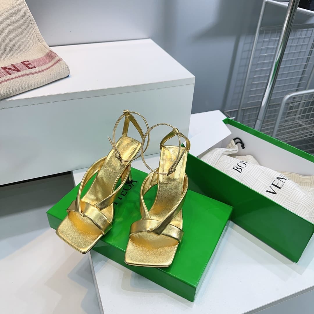 Bottega Veneta Riva Heeled Sandals