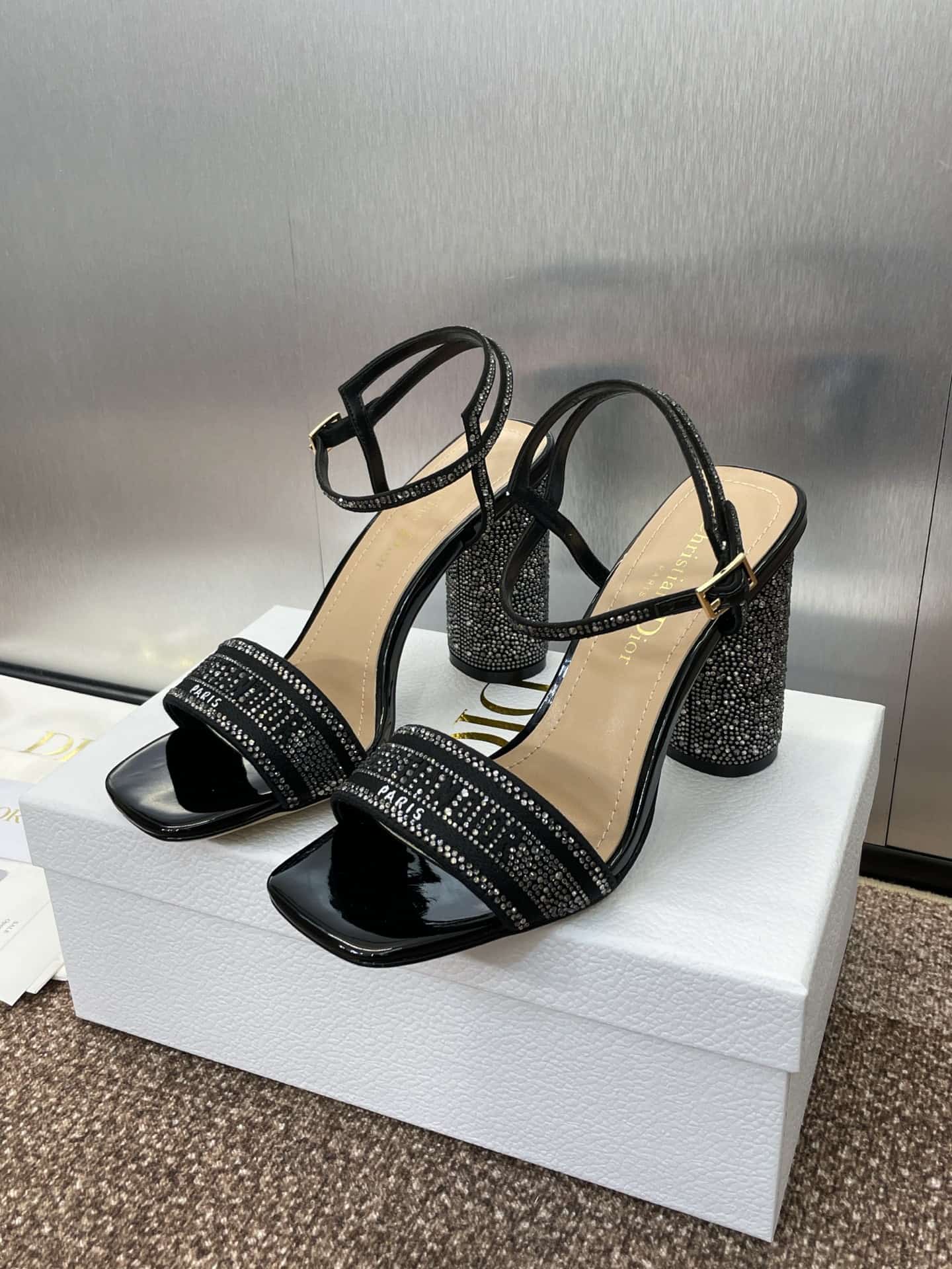 Dior Dway Heeled Slide Shoes Women