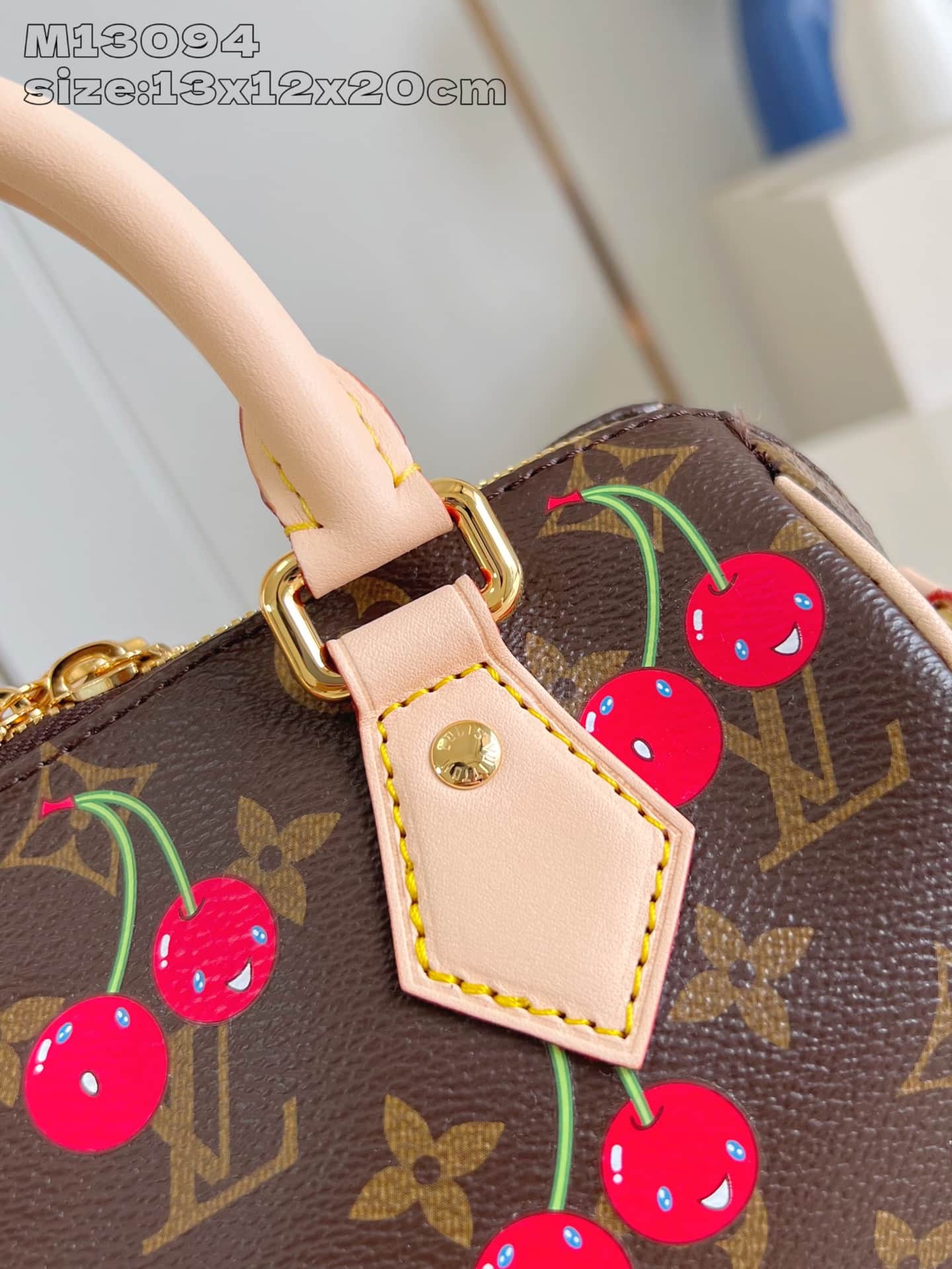 Louis Vuitton x Murakami Speedy Bandoulière 20 Monogram cherry coated canvas M13094 High