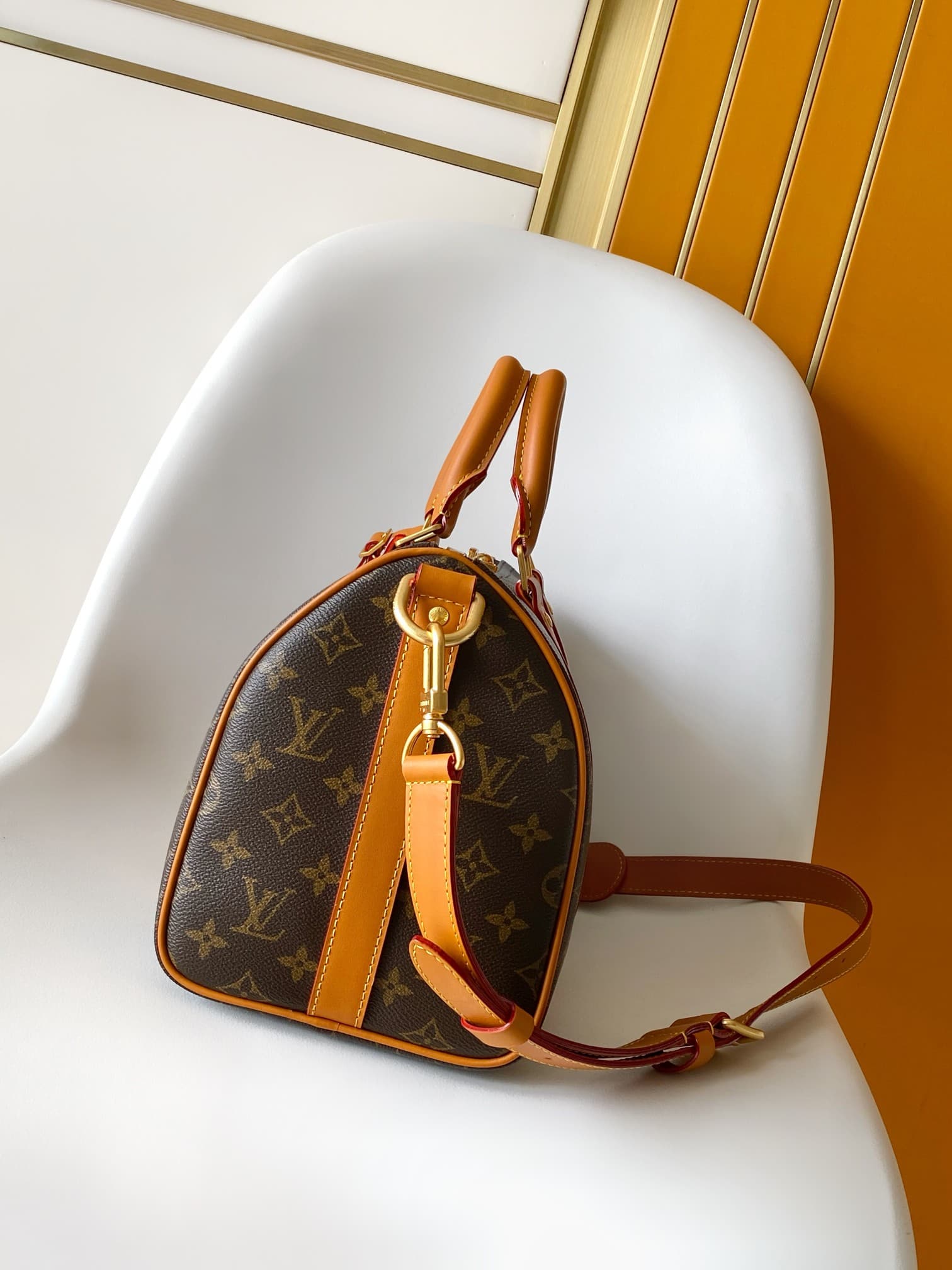 Louis Vuitton Keepall Bandoulière 35 Monogram Archive coated canvas M2A210 High