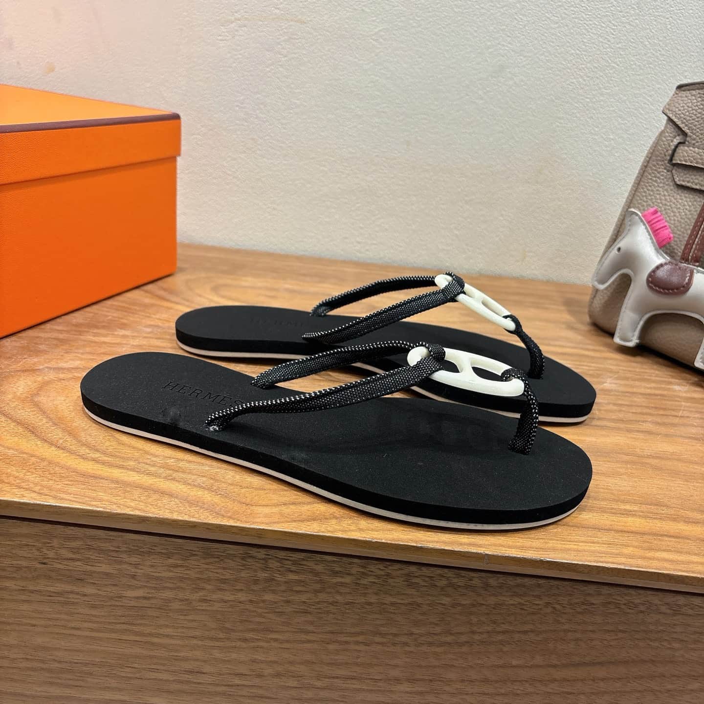 Hermes Pool Thong Mules Women