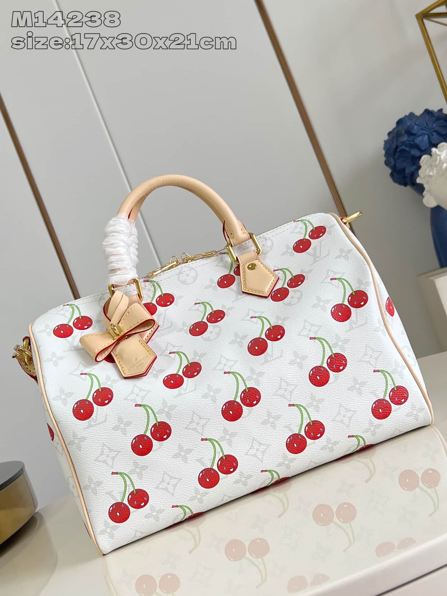 Louis Vuitton x Murakami Speedy Soft Bandoulière 30 Monogram cherry coated canvas M14238 High
