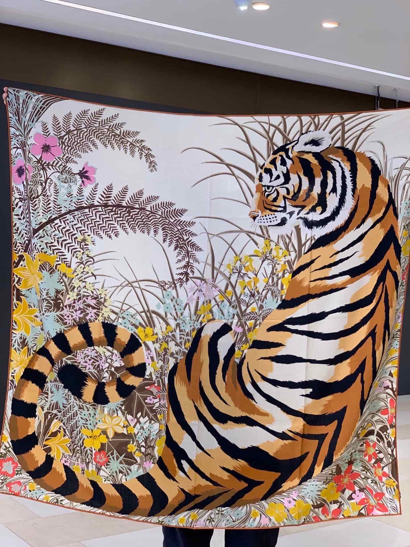 Hermes Tyger Tyger scarf
