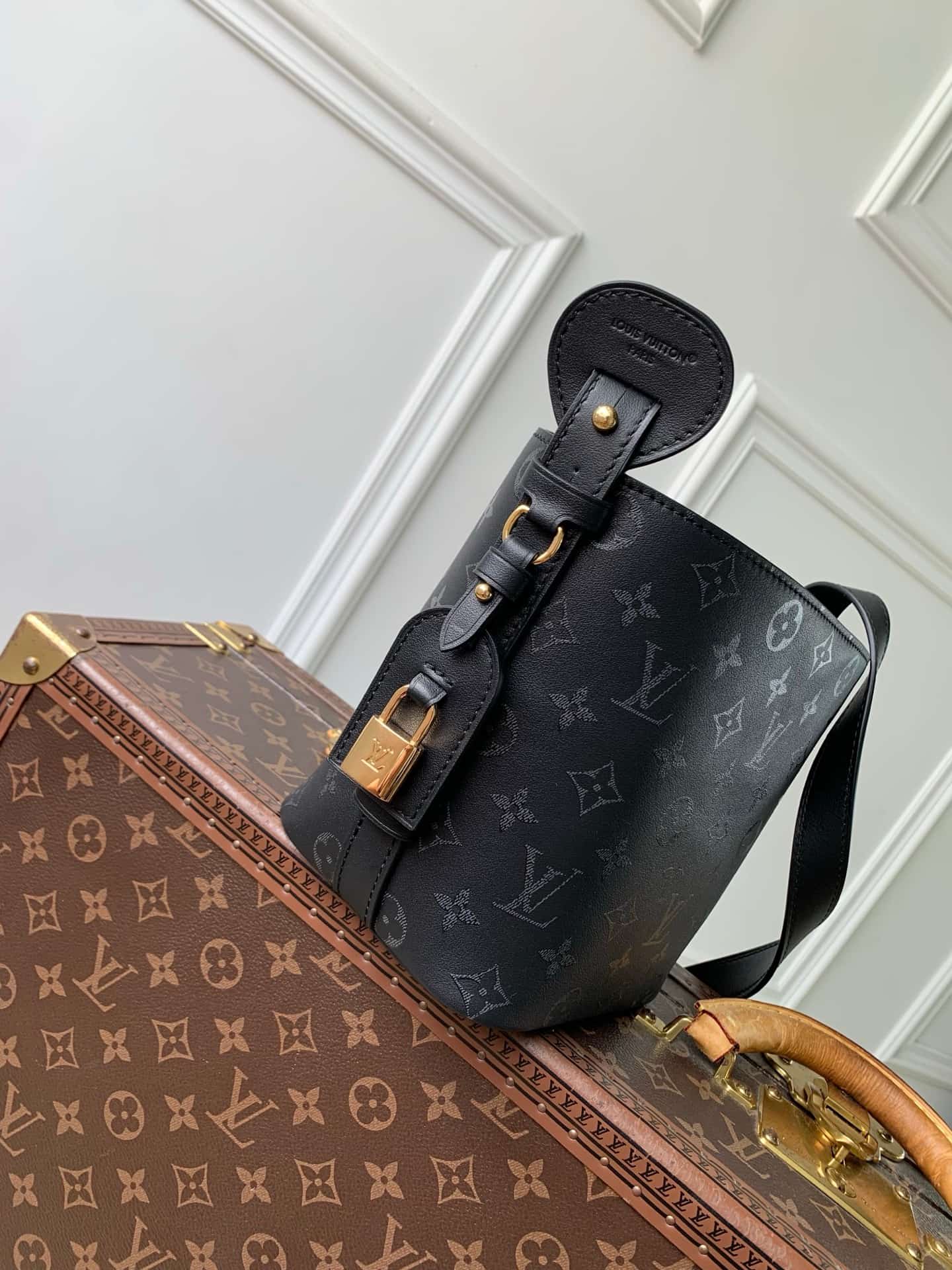 Louis Vuitton All In BB Boldly Black Calfskin leather M3A156 High