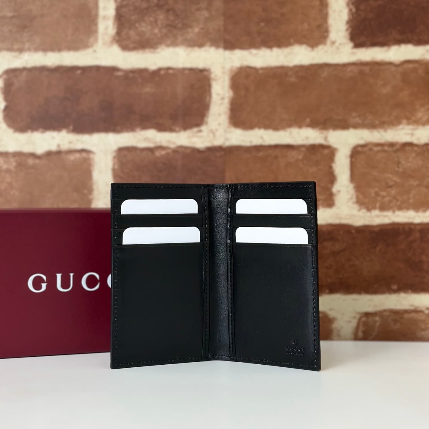 Gucci GG Jumbo long card case Black 739478 High