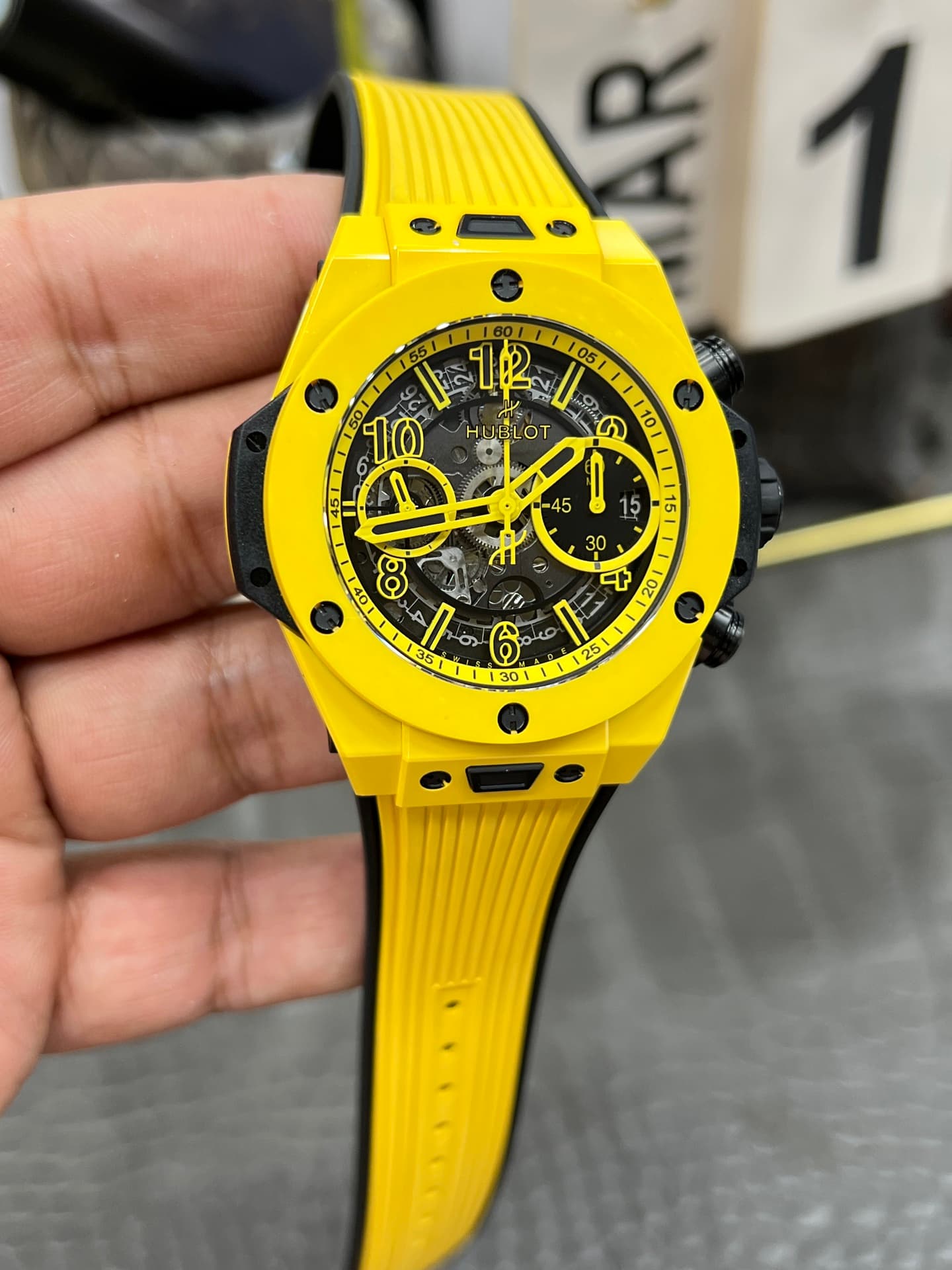 Hublot Big Bang Unico Yellow Magic Watch TOP