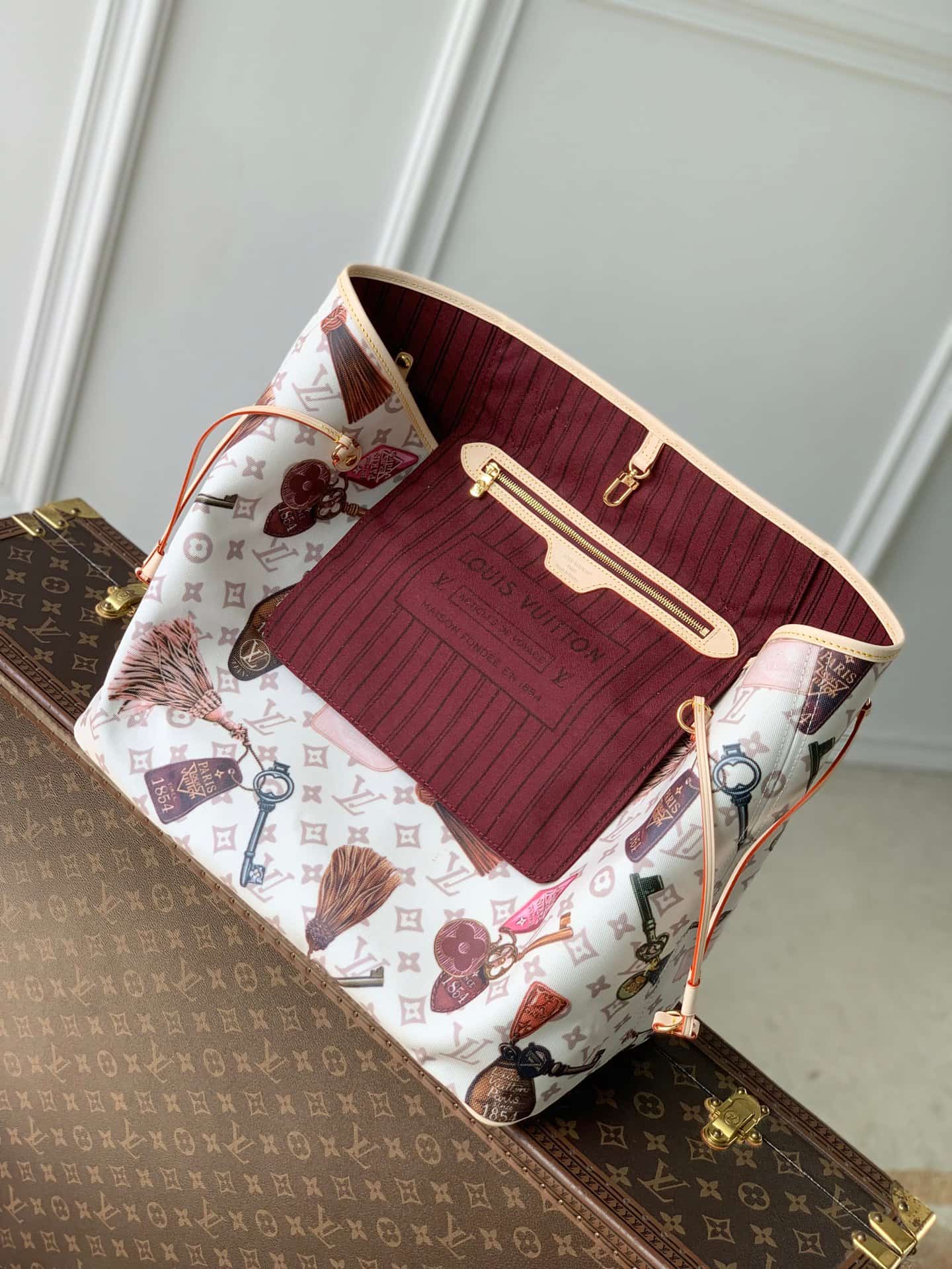 Louis Vuitton Neverfull GM Getaway Linen and coated canvas M29449 High