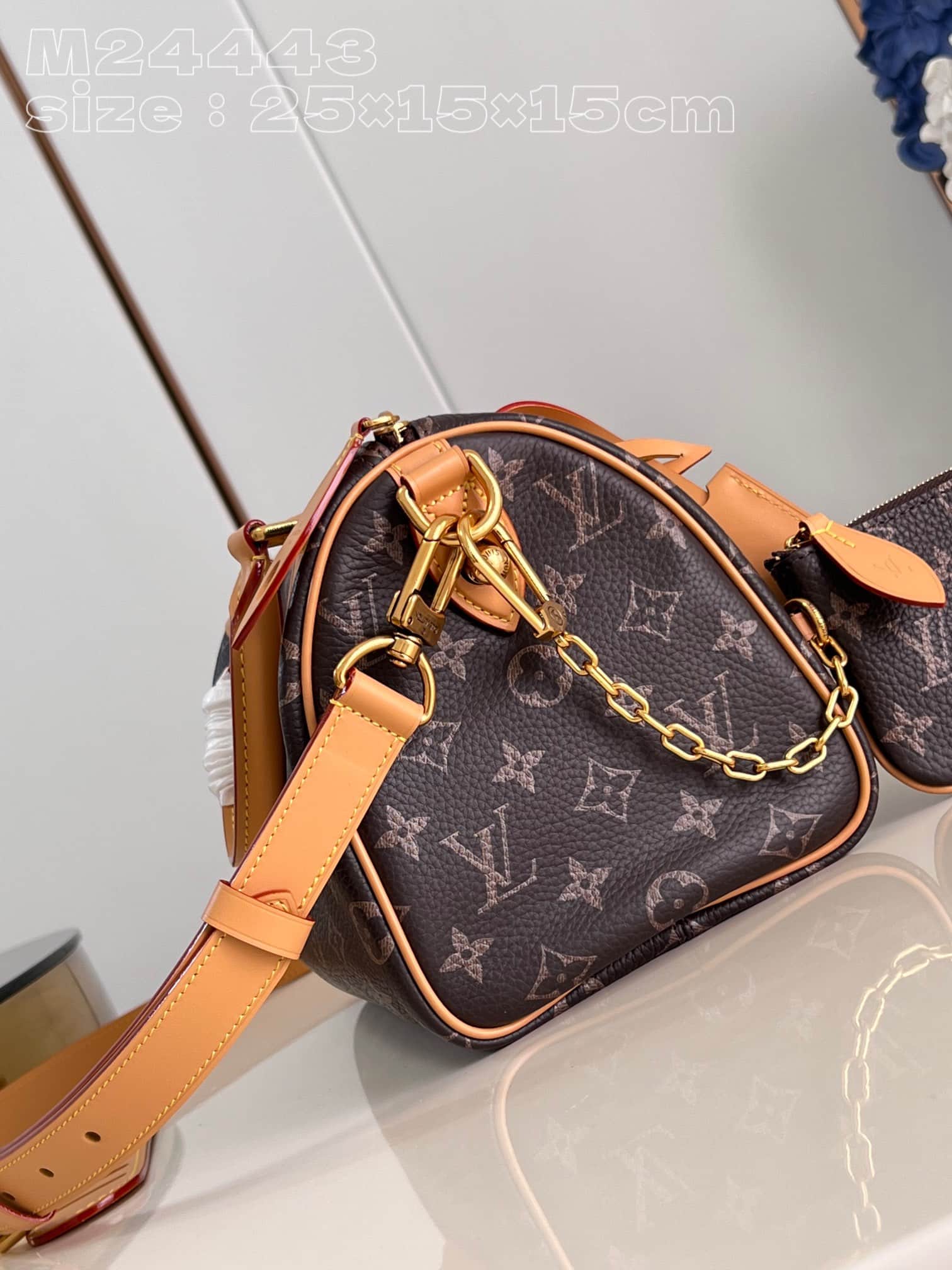 Louis Vuitton Speedy P9 Bandoulière 25 Soft calfskin M24443 High