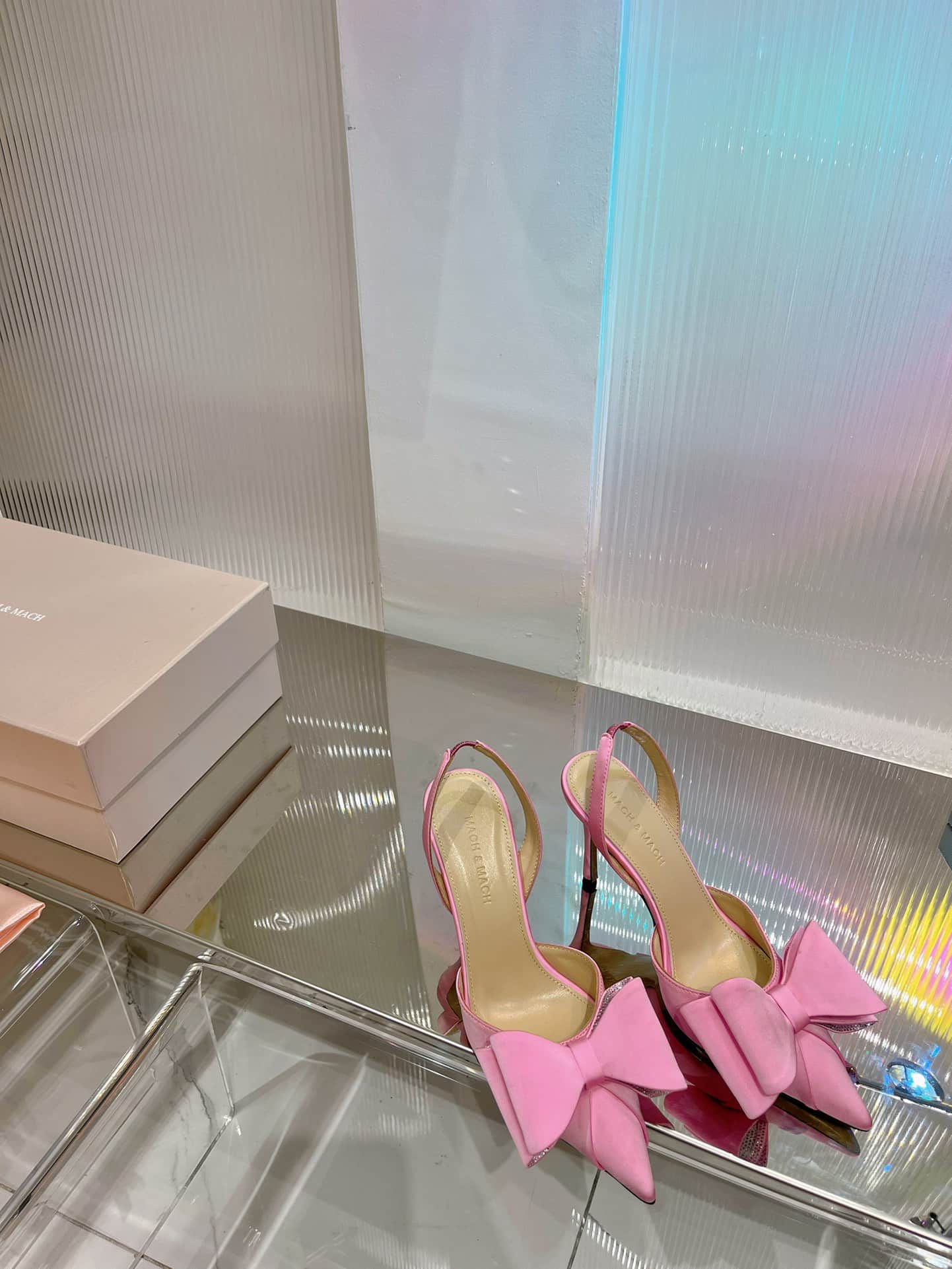 Mach Mach Le Cadeau Satin Slingbacks shoes Women