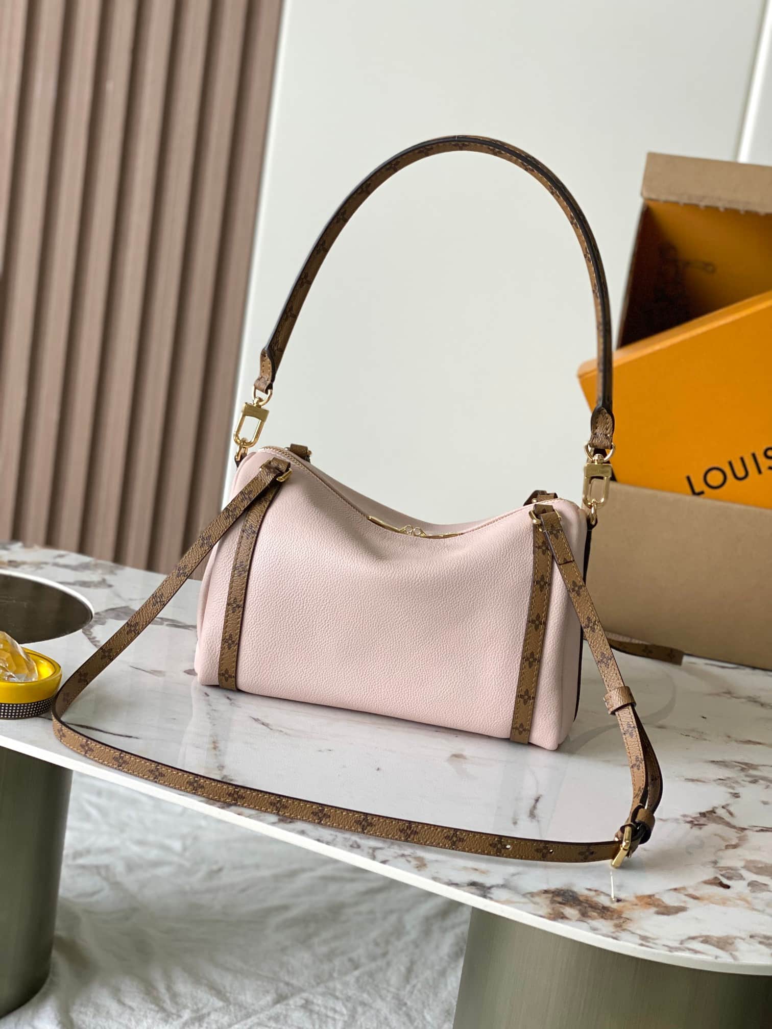 Louis Vuitton Express PM Petal Pink Calfskin M29847 TOP