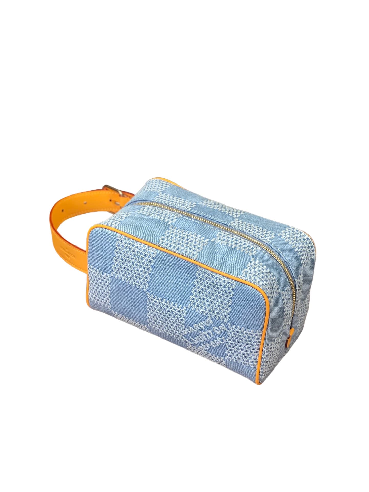 Louis Vuitton Locker Dopp Kit Monogram Eclipse coated denim M83112 High