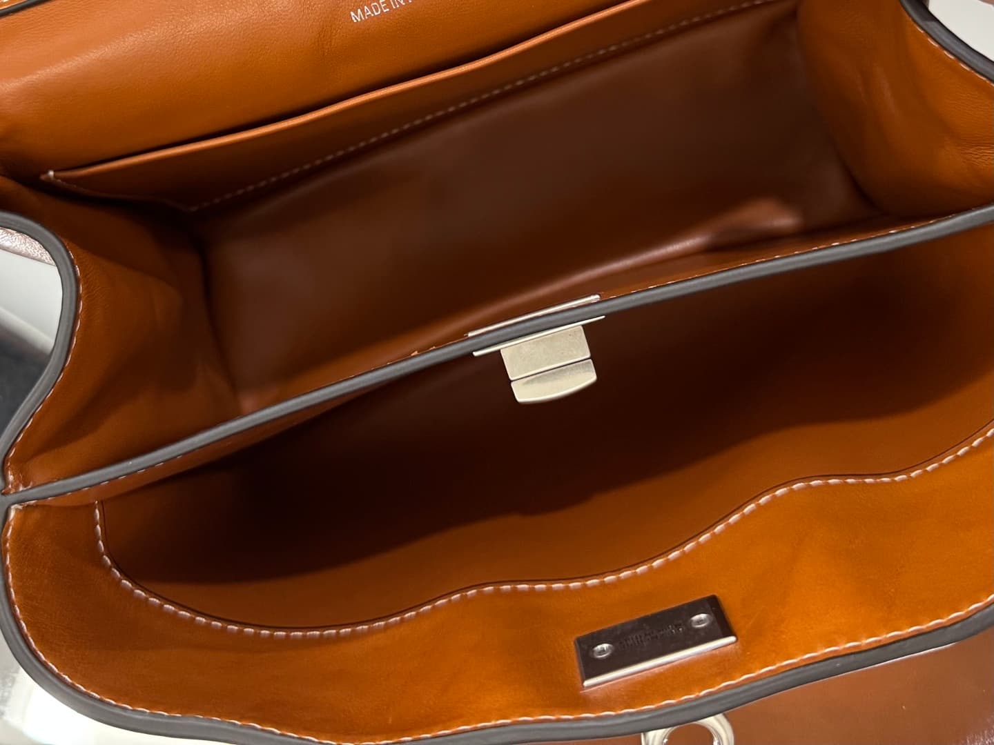 Balenciaga Rodeo Mini Bag in Tan Leather With Silver-Tone Metal TOP