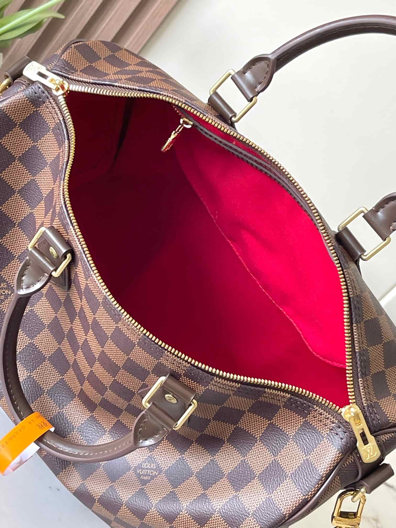 Louis Vuitton Speedy Bandoulière 35 Bag Damier Ebene N41366 High