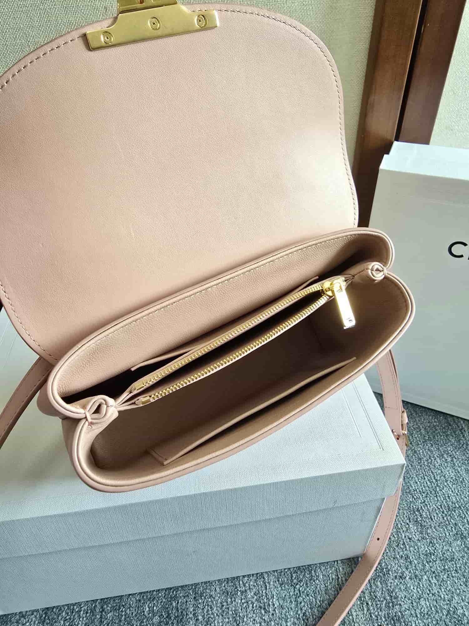 Celine Mini Nino bag in Pink Supple Calfskin High
