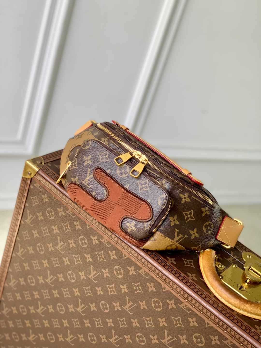 Louis Vuitton Rush Bumbag Monogram Landscape coated canvas M15271 Brown High