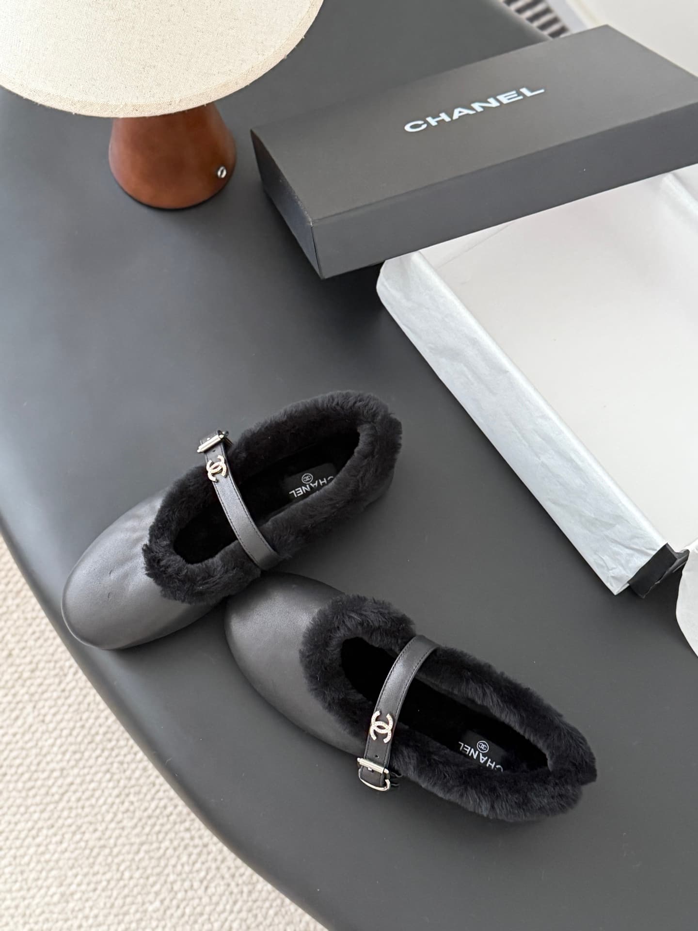Chanel Mary Janes Ballet Flats Shoes Women
