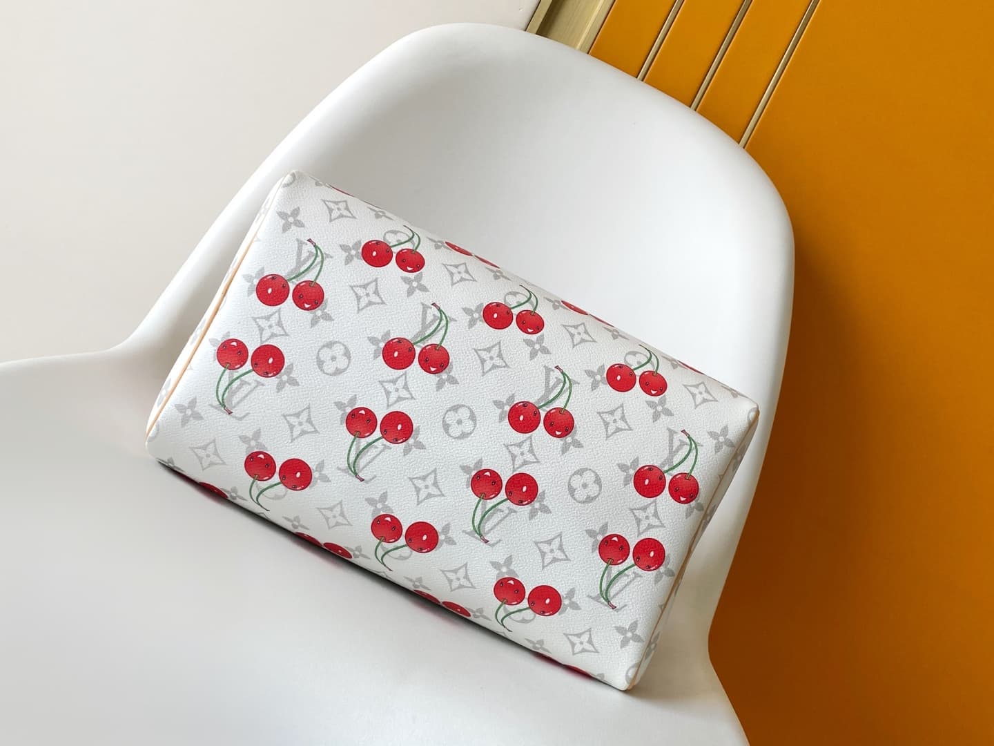 Louis Vuitton x Takashi Murakami Soft Speedy Bandoulière 30 Cherry Motif Monogram Canvas M14328 High