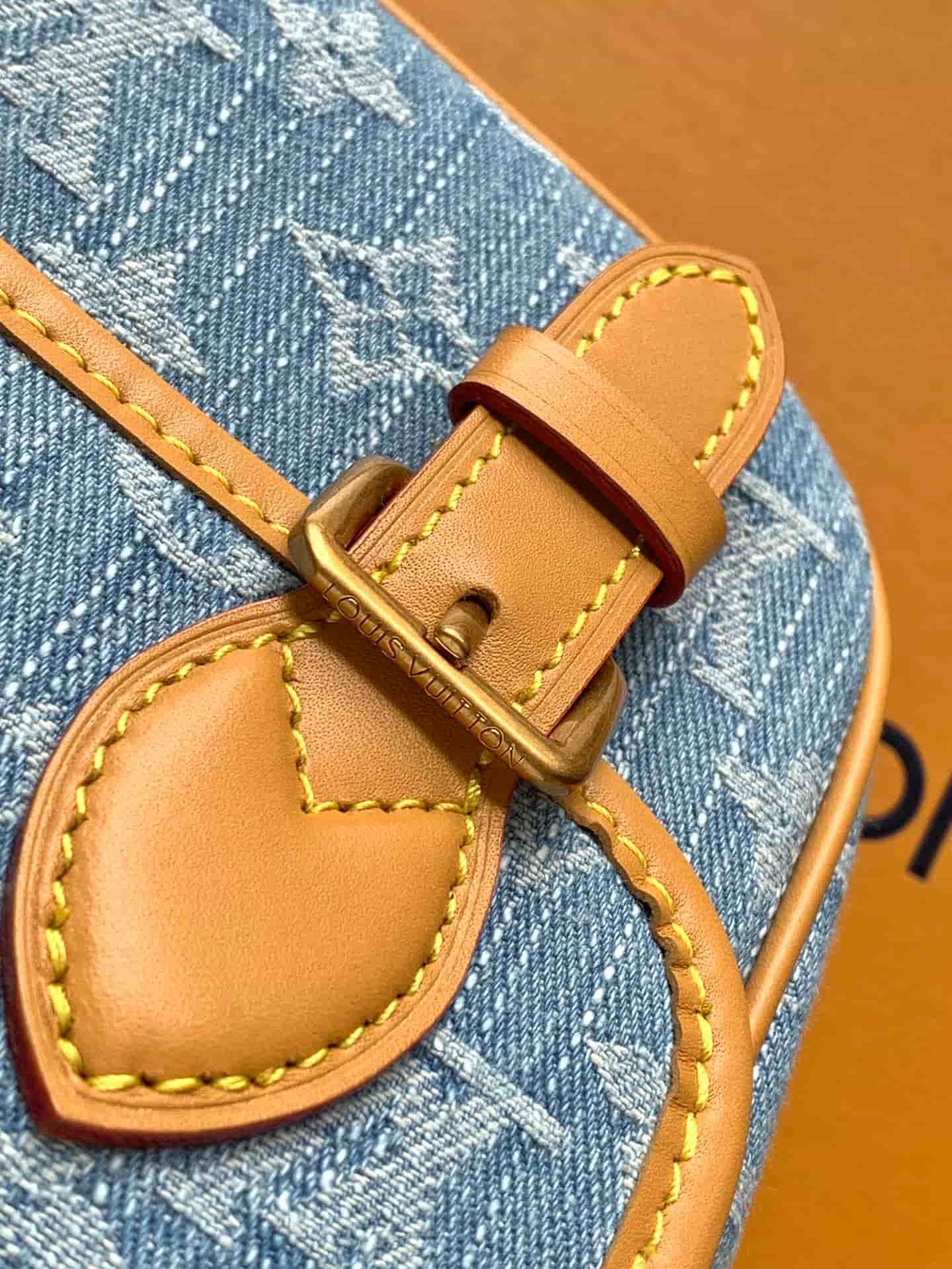 Louis Vuitton Nano Diane bag Monogram Denim Blue M2A647 High