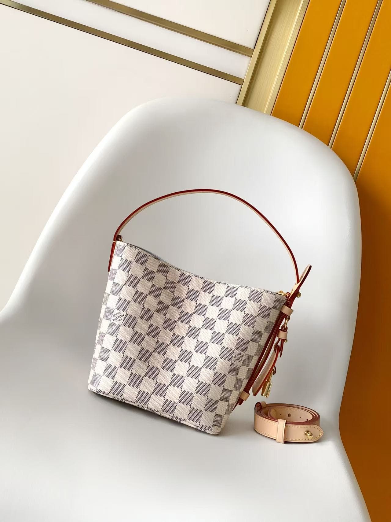 Louis Vuitton All In BB Damier Azur coated canvas N40855 High