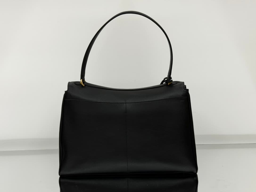 Balenciaga Rodeo Large Bag in Black Leather With Gold-Tone Metal TOP