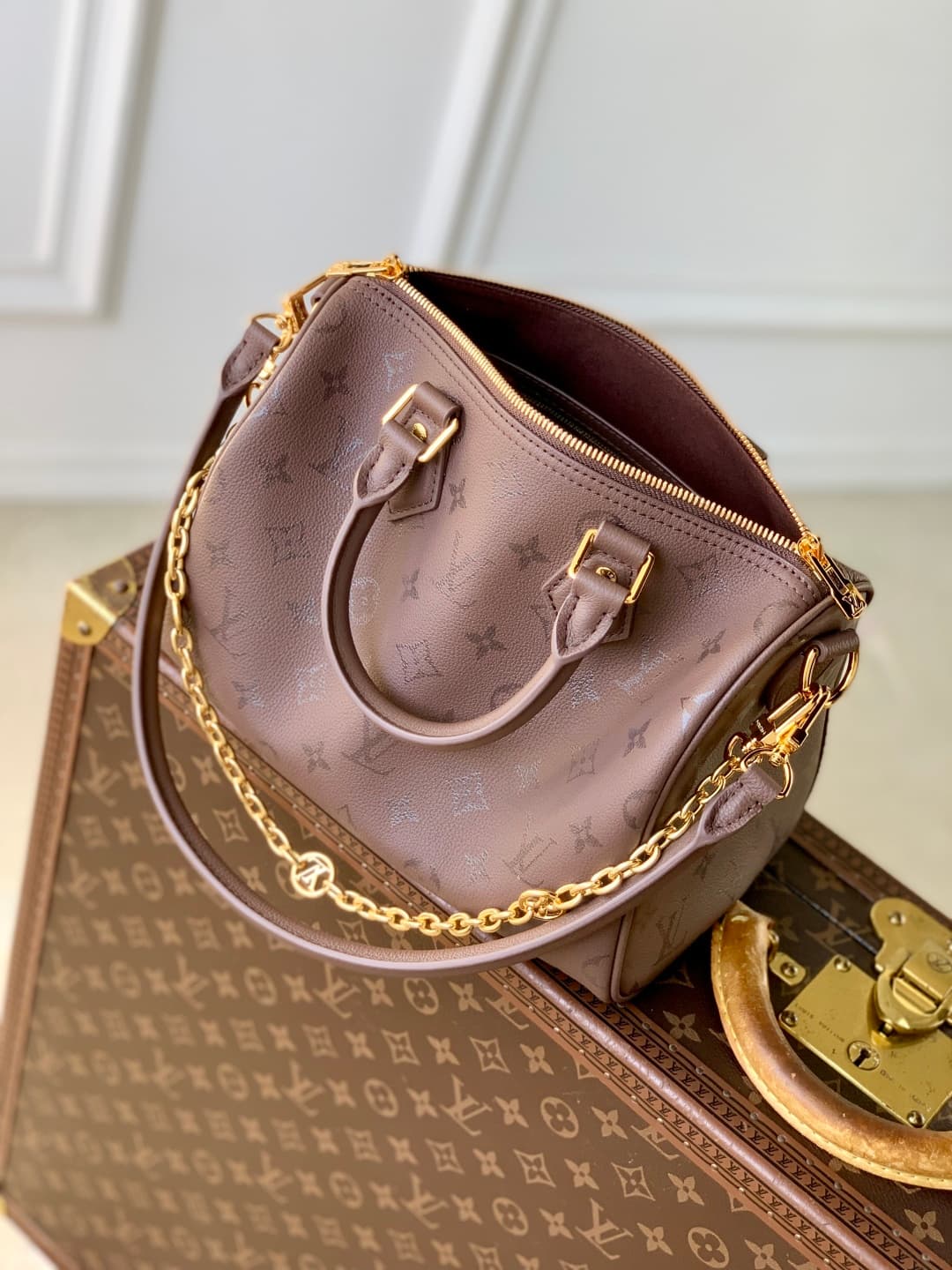 Louis Vuitton Speedy Bandoulière 25 Monogram leather M26691 Brown High