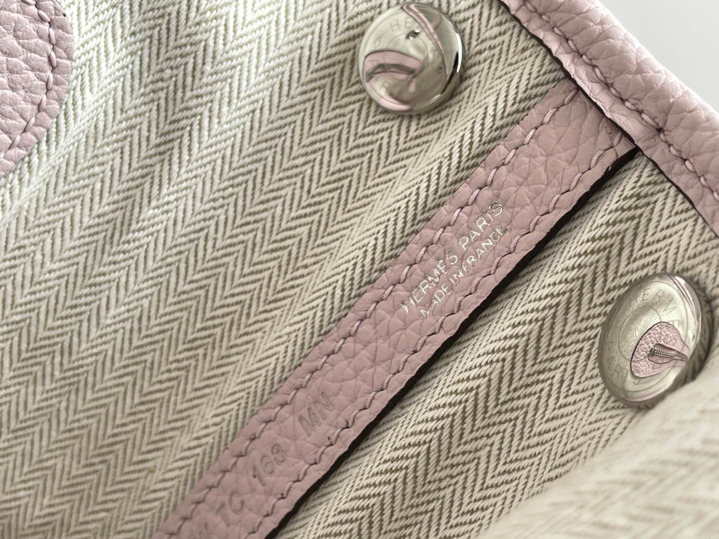 Hermes Garden Party 23 bag in Crocue Togo Leather WAX High