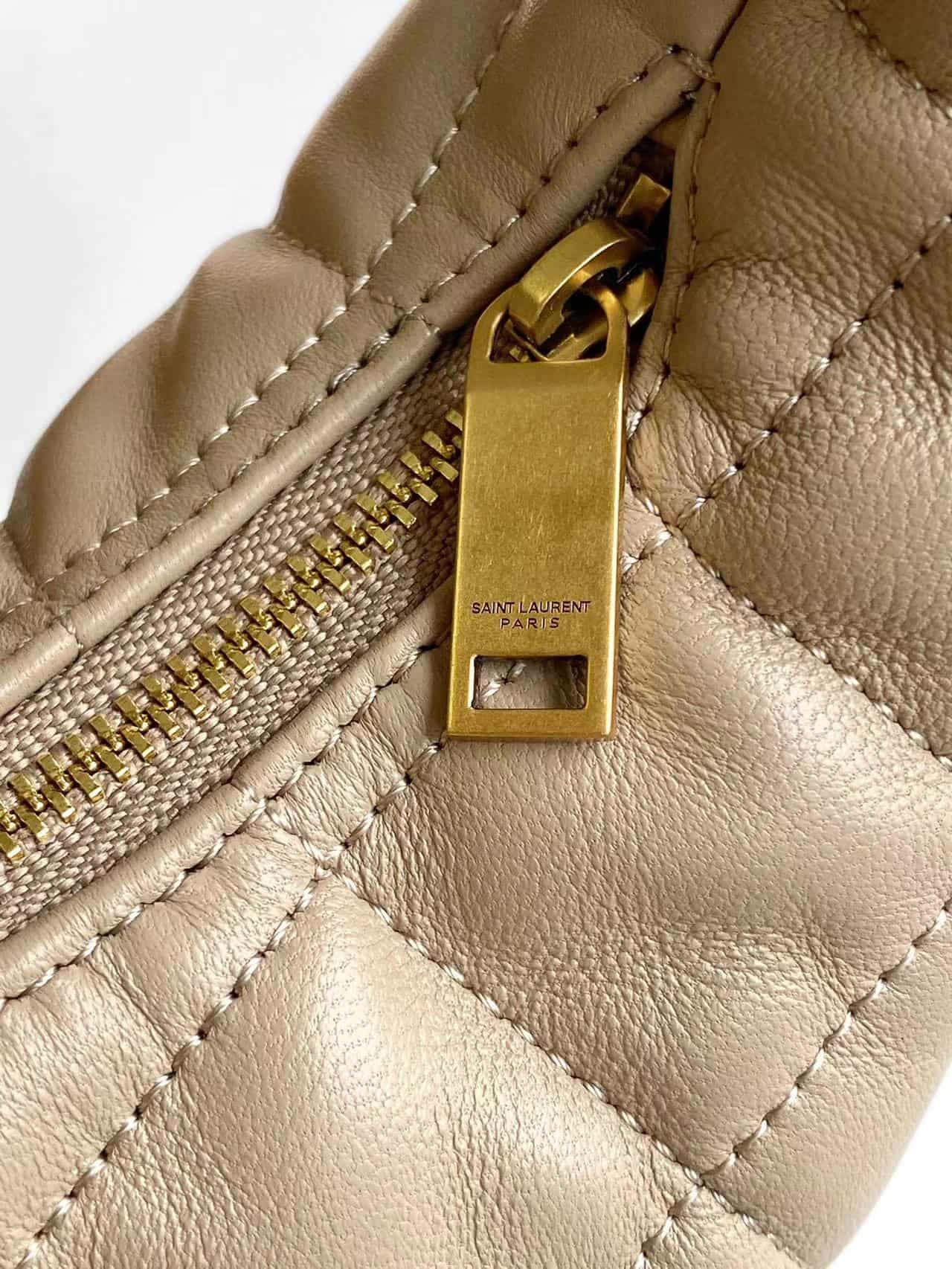 ICARINO in quilted nappa DARK BEIGE High