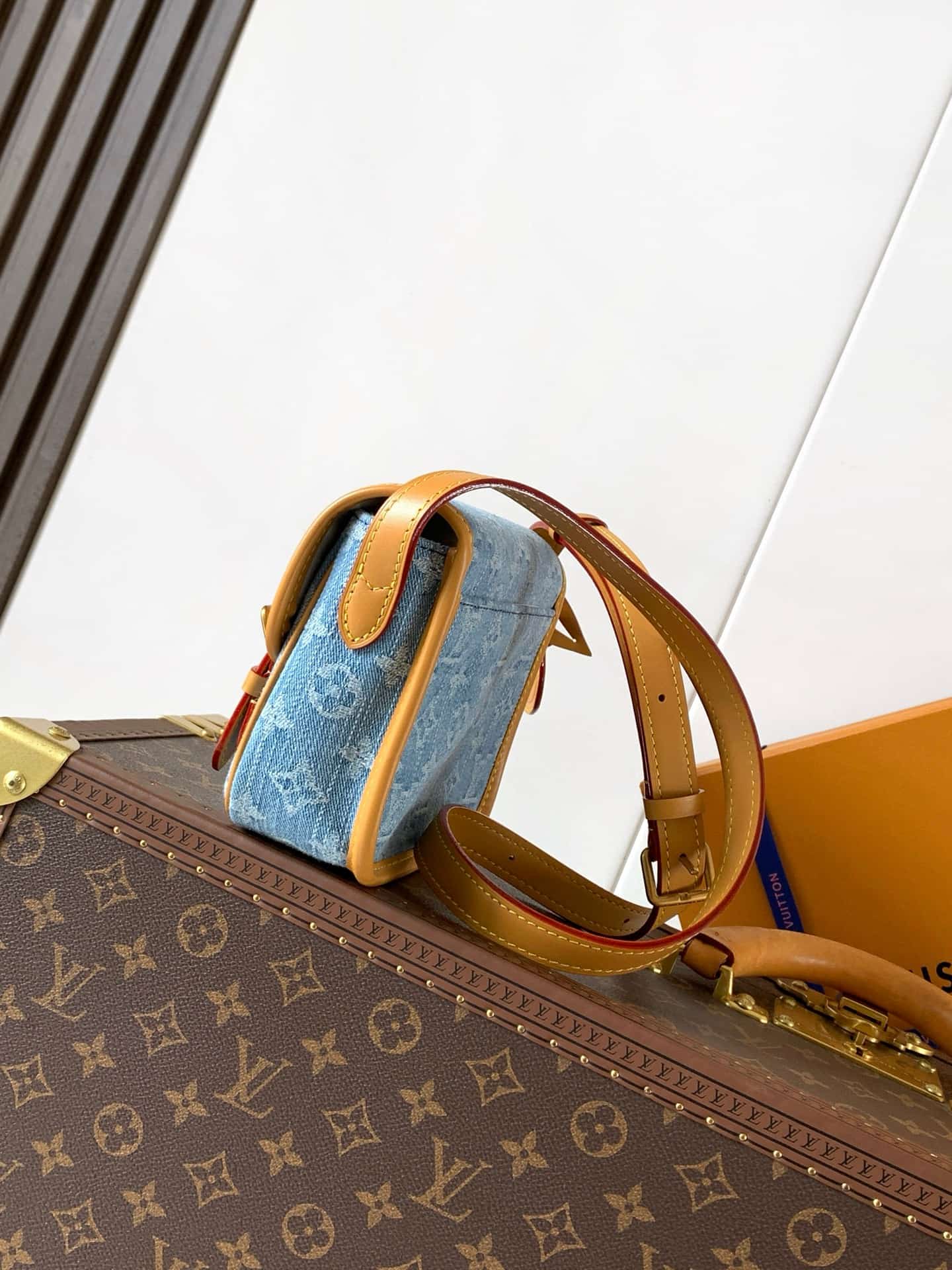 Louis Vuitton Nano Diane bag Monogram Denim Blue M2A647 High