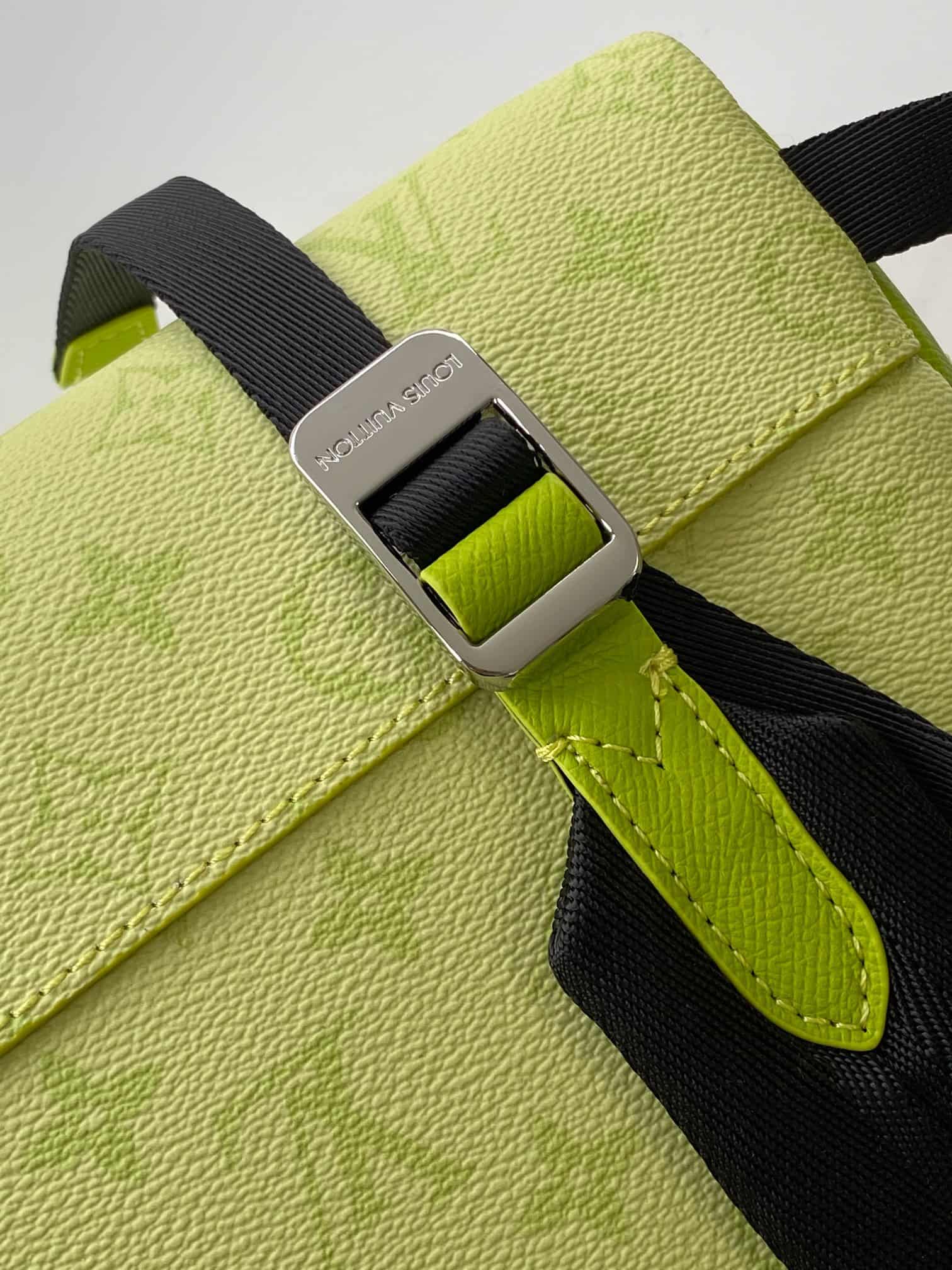 Louis Vuitton Taigarama Discovery Slim Backpack Lemon Yellow Monogram Canvas M14076 High
