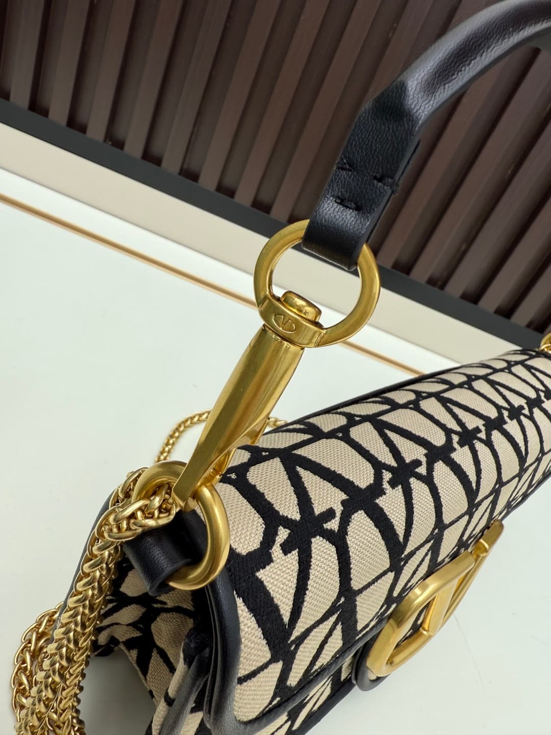 Valentino VLogo Garavani Loco Shoulder Bag in Toile Iconographe High