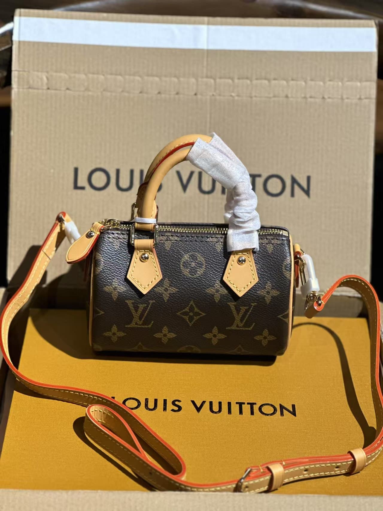 Louis Vuitton Nano Speedy Bag Monogram Canvas M81085 High