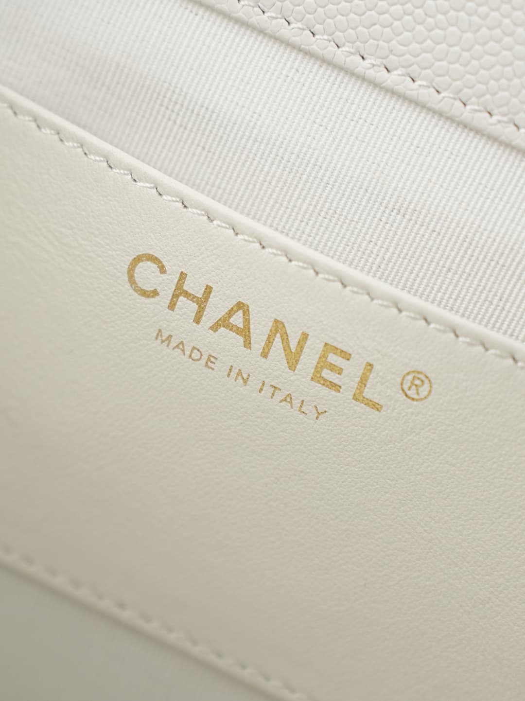 Chanel Mini Business Affinity Duma Backpack Grained Calfskin&Gold-Tone Metal White AS3530 A