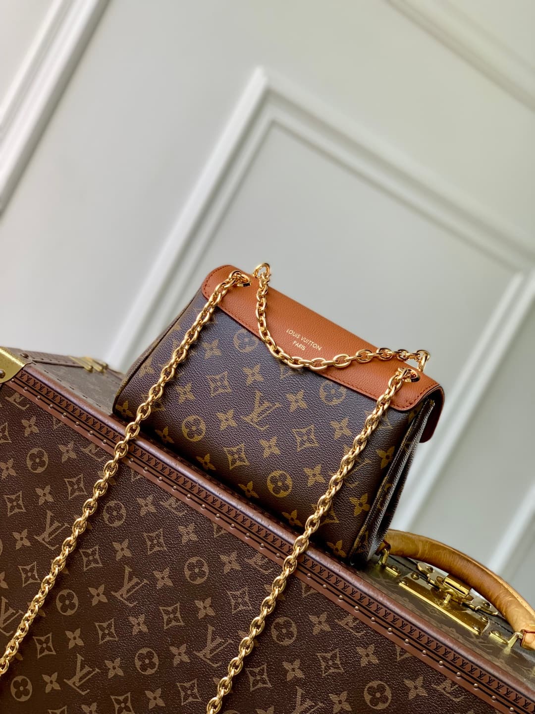 Louis Vuitton Saint Germain BB bag in Monogram canvas M27066 Brown High