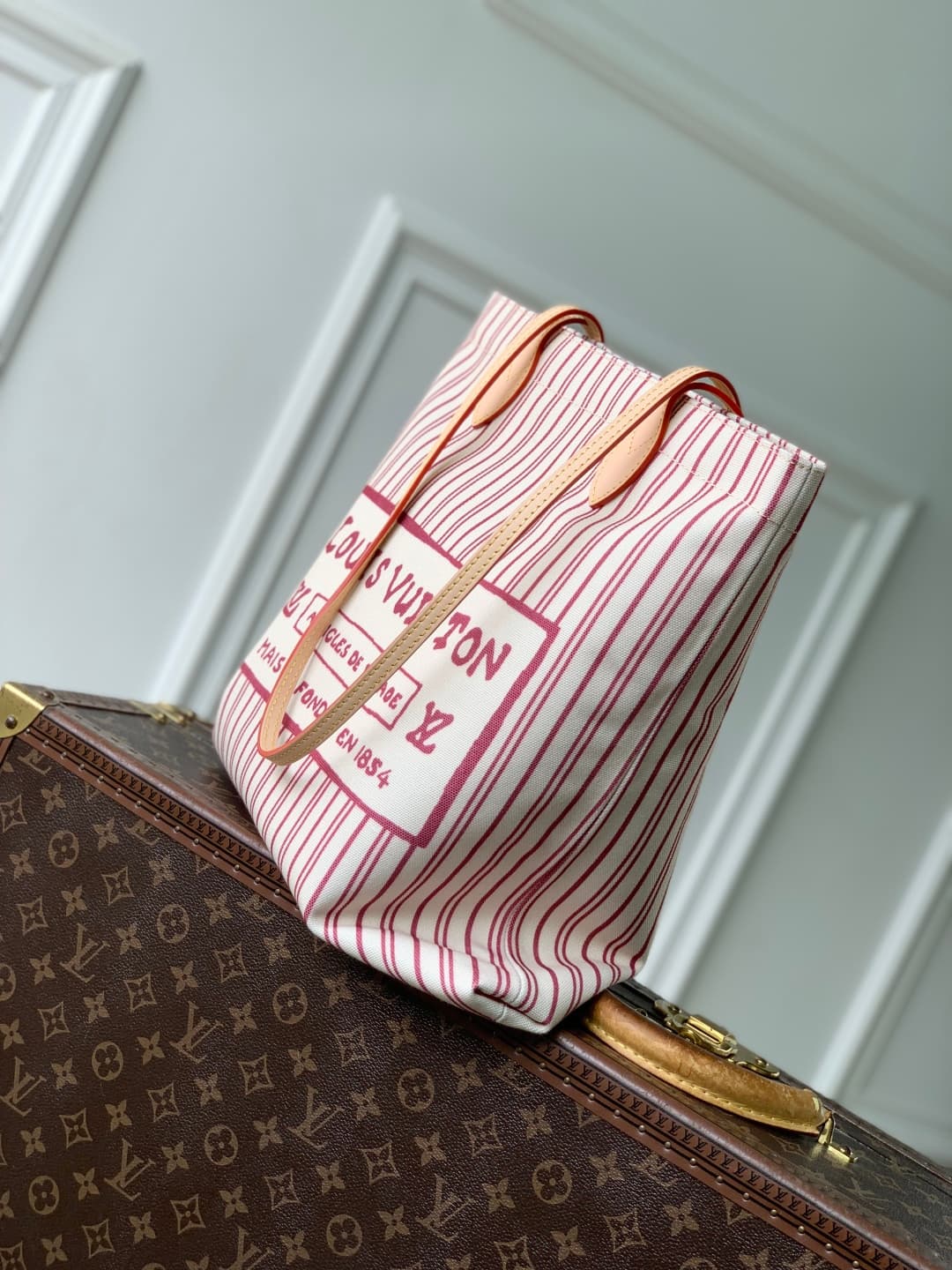 Louis Vuitton Carry It tote bag x Grace Coddington cotton canvas M15121 High